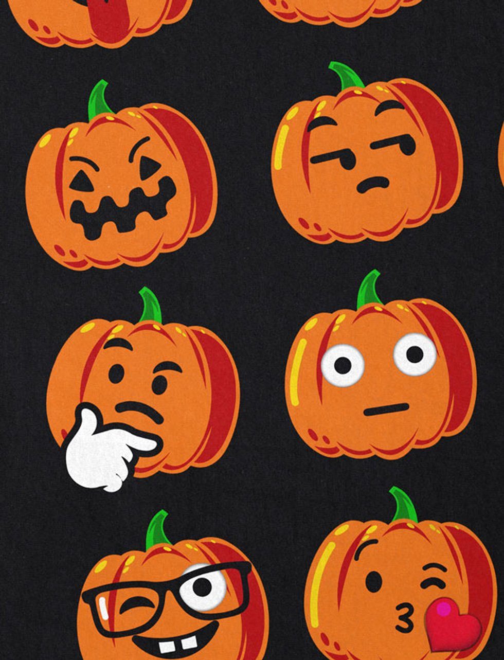 style3 T-Shirt Kürbis Smiley kürbisköpfe halloween günstig online kaufen