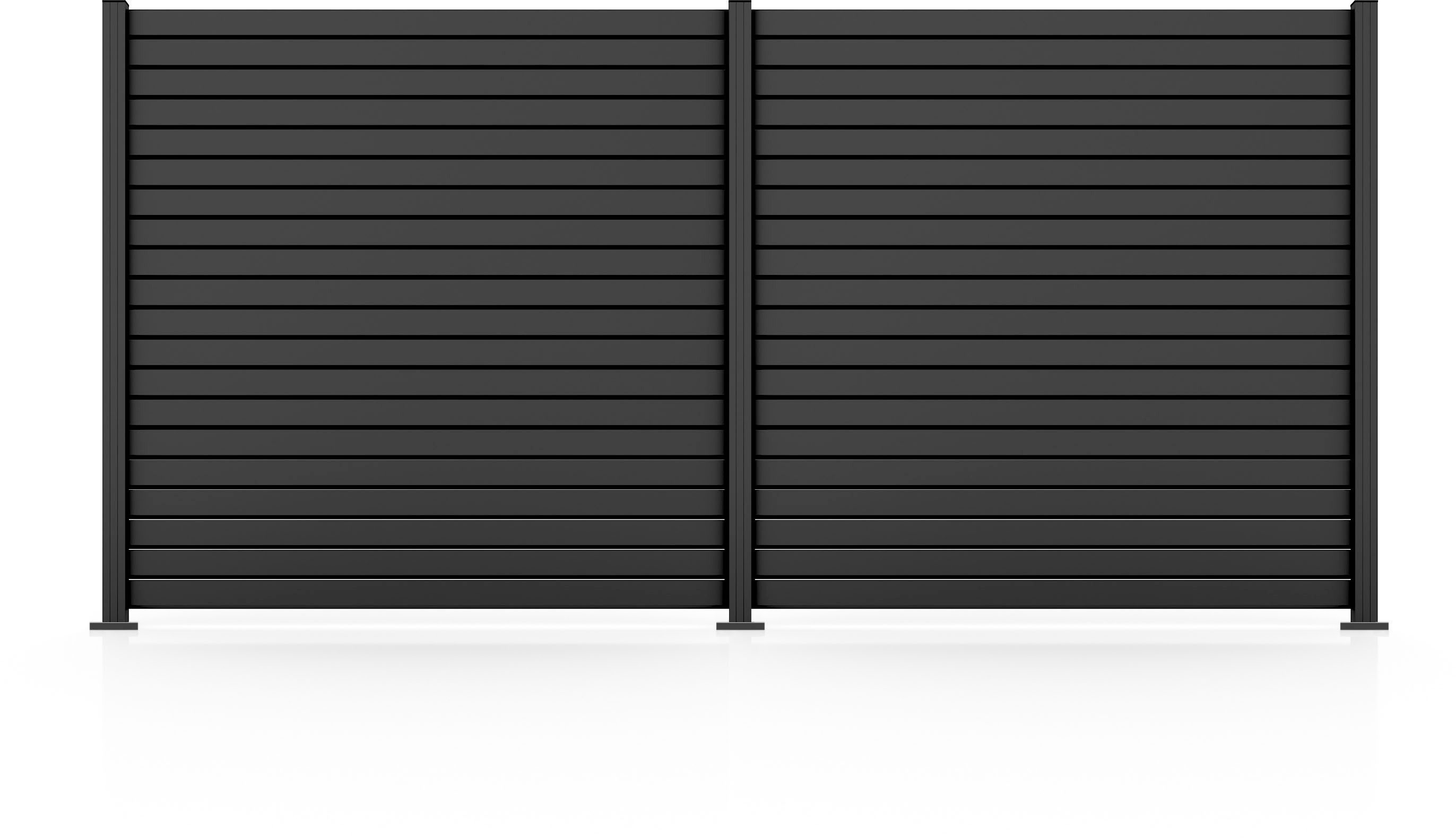 STAKET PRO Gartenzaun Komplettzaun »Rhombus Mini« Breite 1800 - 2400 mm, (Set), Zaunhöhe 180 cm, Zaunlänge 1,842 - 7,326 m