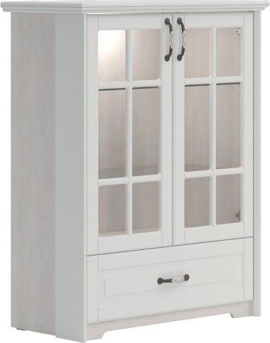 OTTO home Vitrine Evergreen UV lackiert, Tür mit Sicherheitsglas und Soft-Close-Funktion