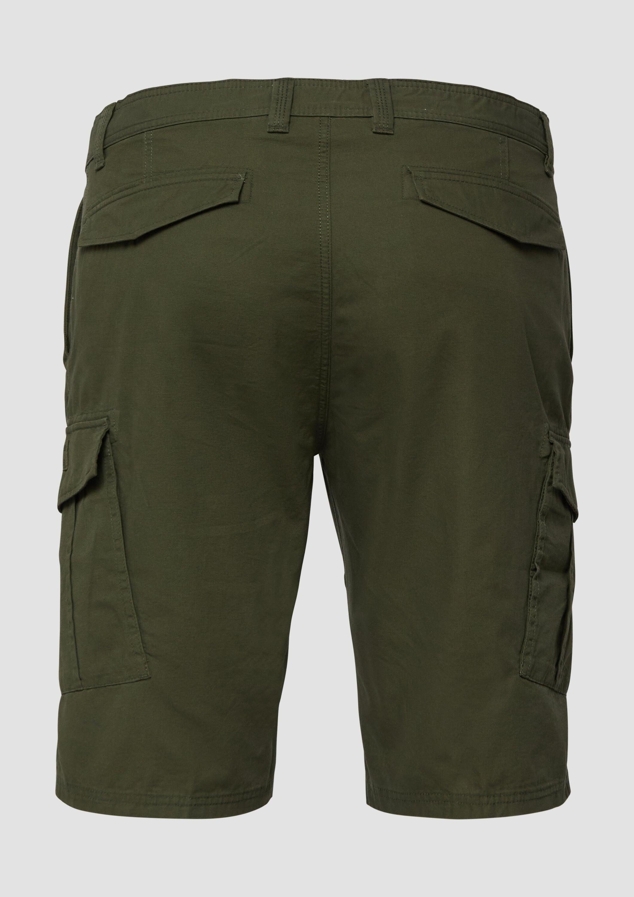 s.Oliver Shorts Hose FILE File: Cargo-Shorts mit Logo-Details