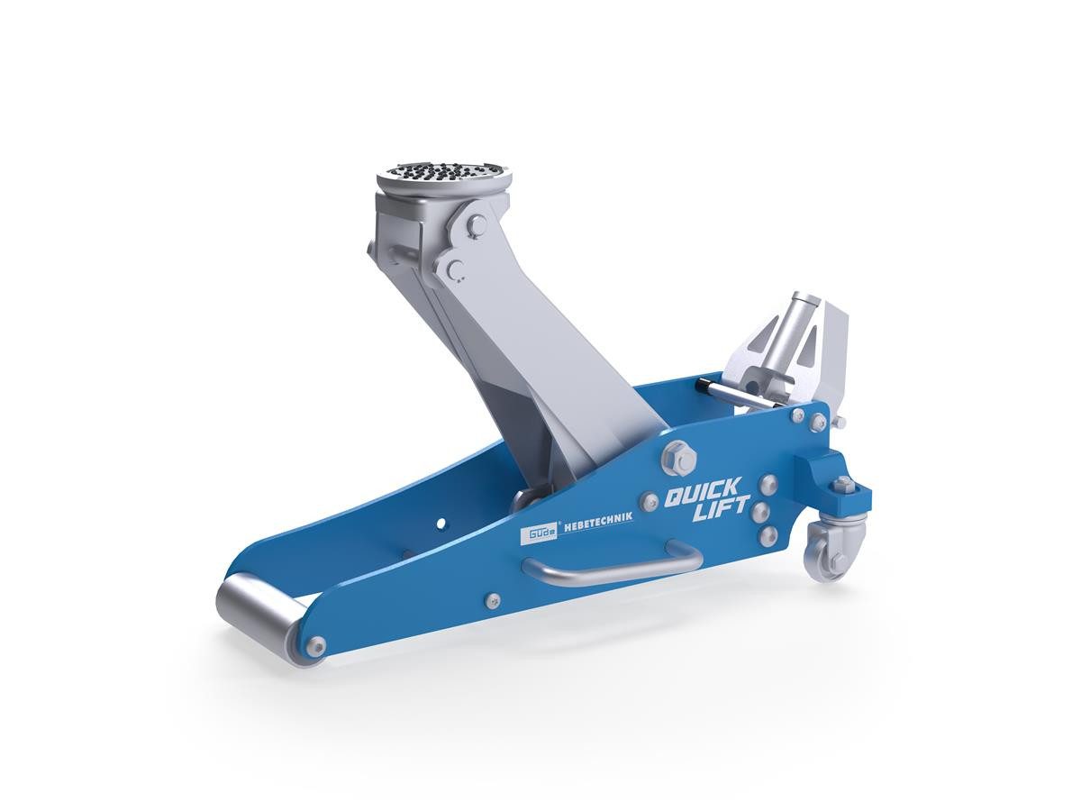 Güde Rangierwagenheber GRH 1,5/360 ALQ, max. Hubhöhe: 35.8 cm, bis 1,5 t Tragkraft, Hubhöhe 90 mm - 358 mm