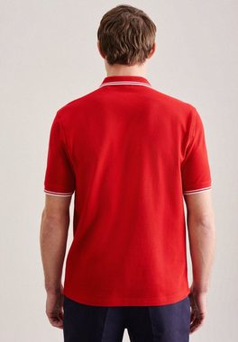 seidensticker Poloshirt Regular Kurzarm Kragen Uni