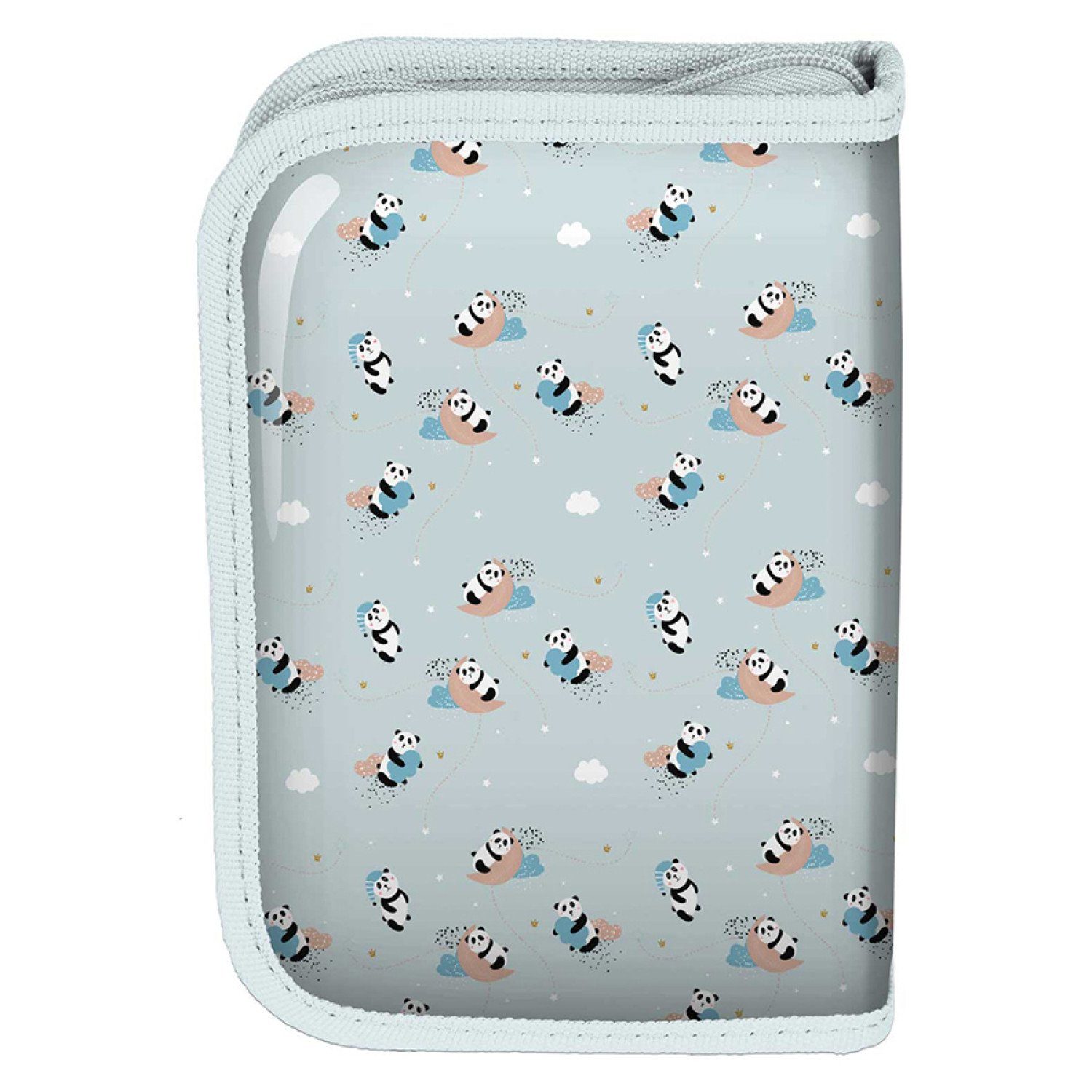 PASO Federtasche PP23PQ-P001, Panda Federtasche mit Zubehör