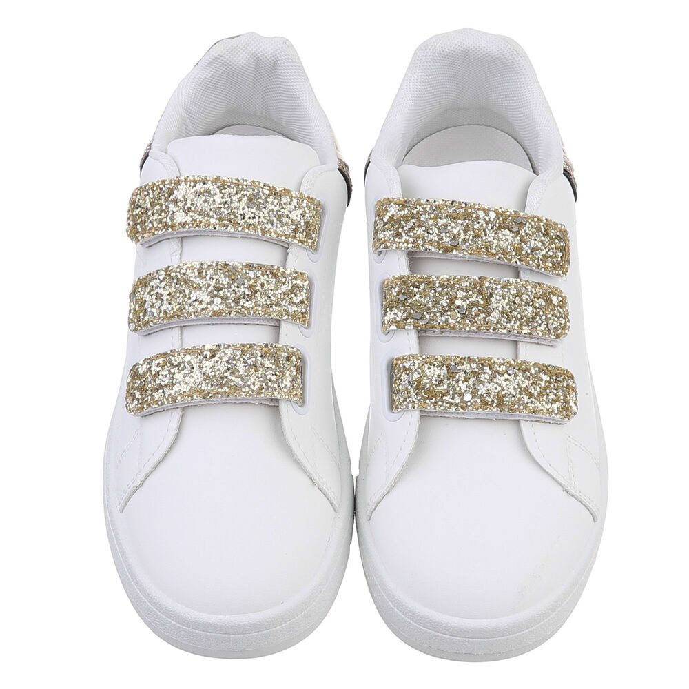 Ital-Design Damen Low-Top Freizeit Sneaker (88519289) Flach Sneakers Low in Weiß – Bild 4 von 5