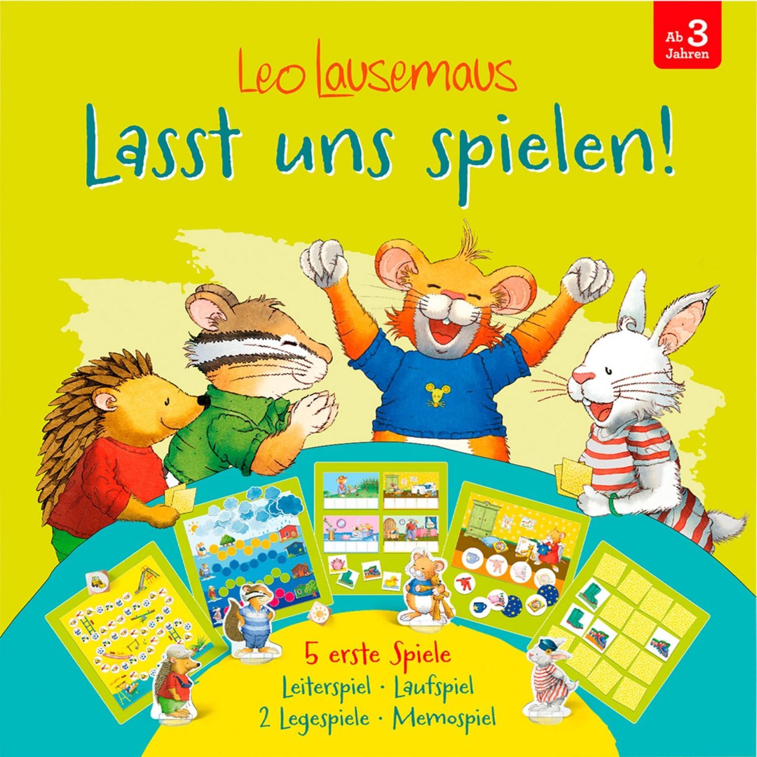 Leo Lausemaus: Lasst uns spielen! – Spielesammlung / diverse