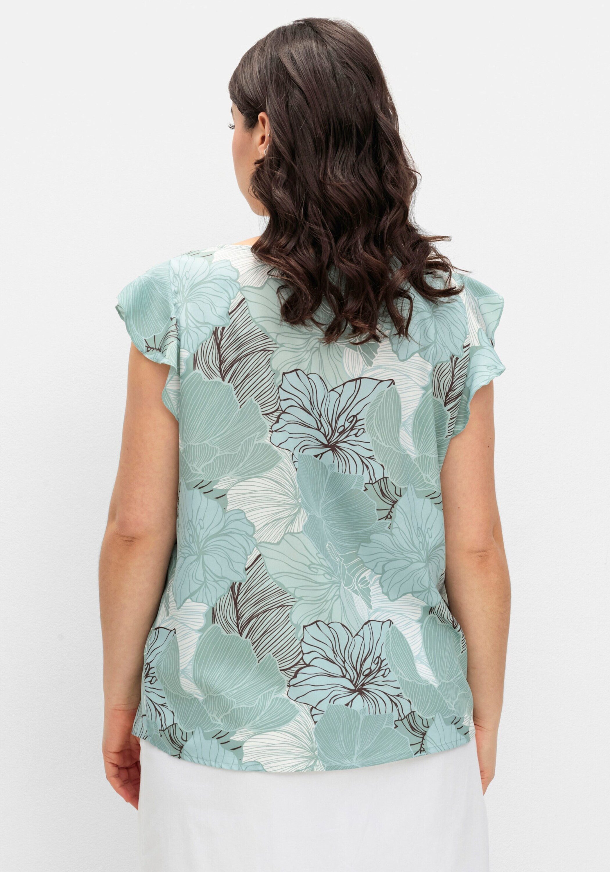Sieh an! Klassische Bluse Blusentop Ärmellos