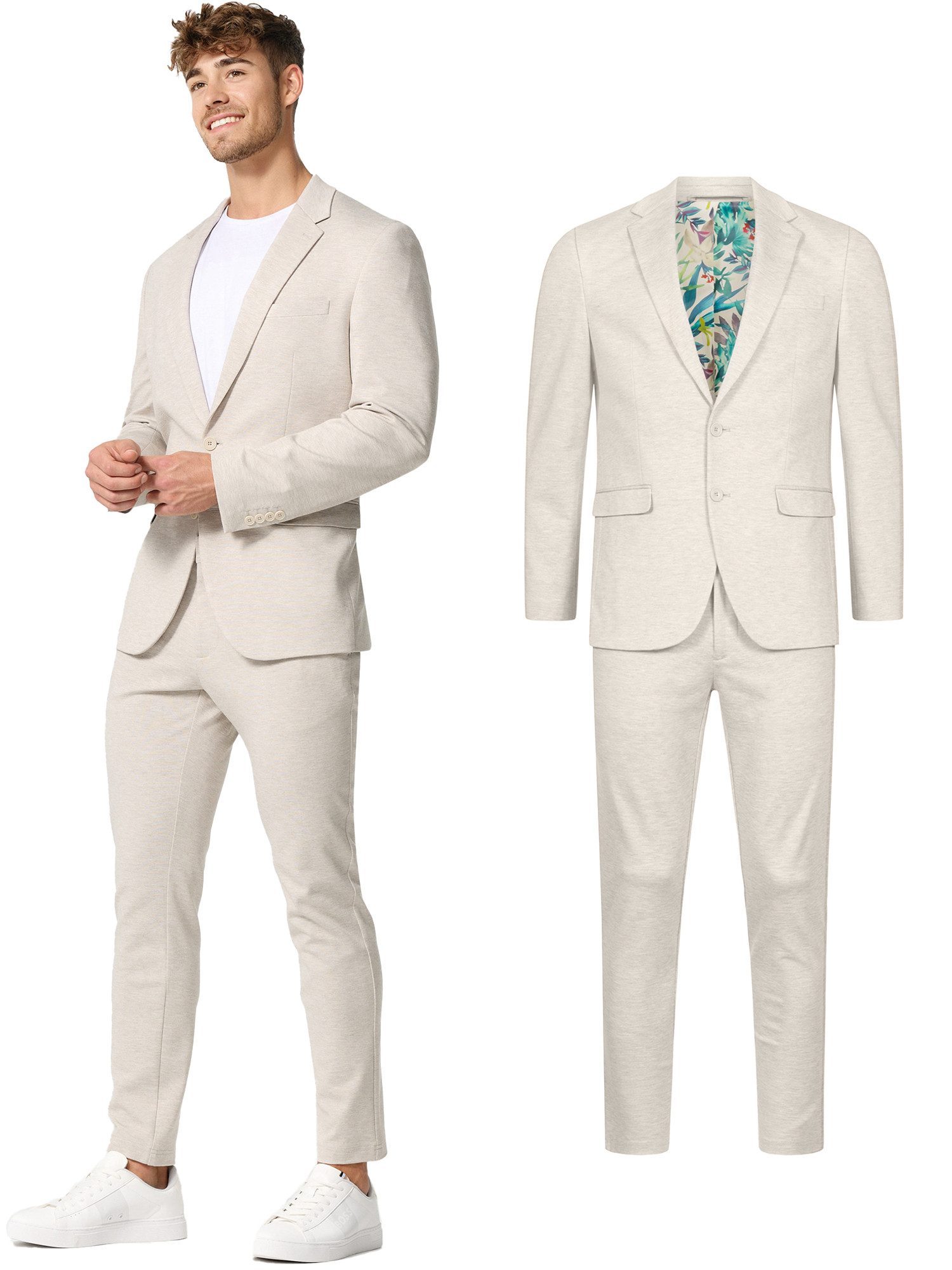 Jeff Anzug Herren JFEzra SET 2-Teiler Herrenanzug (Set, 2-tlg., Anzug Set) günstig online kaufen