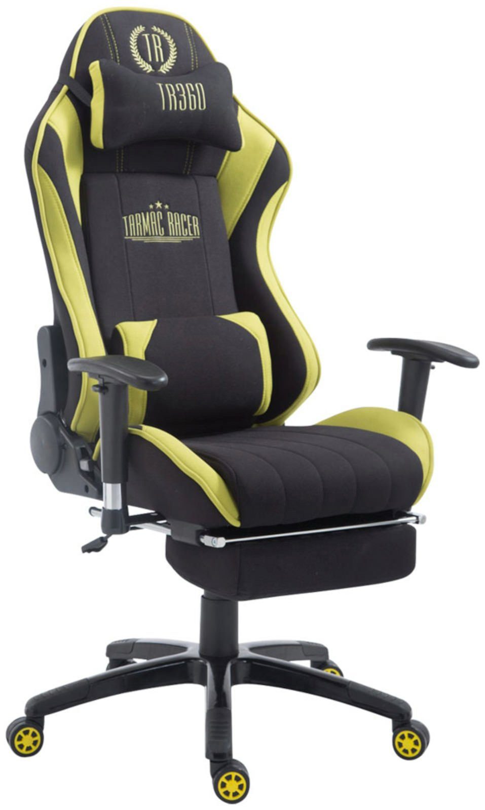 CLP Gaming Gamingstuhl, Stoff, V2 schwarz/grün Shift höhenverstell-&drehbar Chair