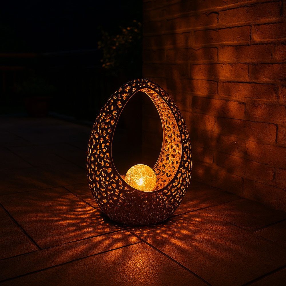 GLOBO LIGHTING LED Solarleuchte, LED-Leuchtmittel fest günstig online kaufen
