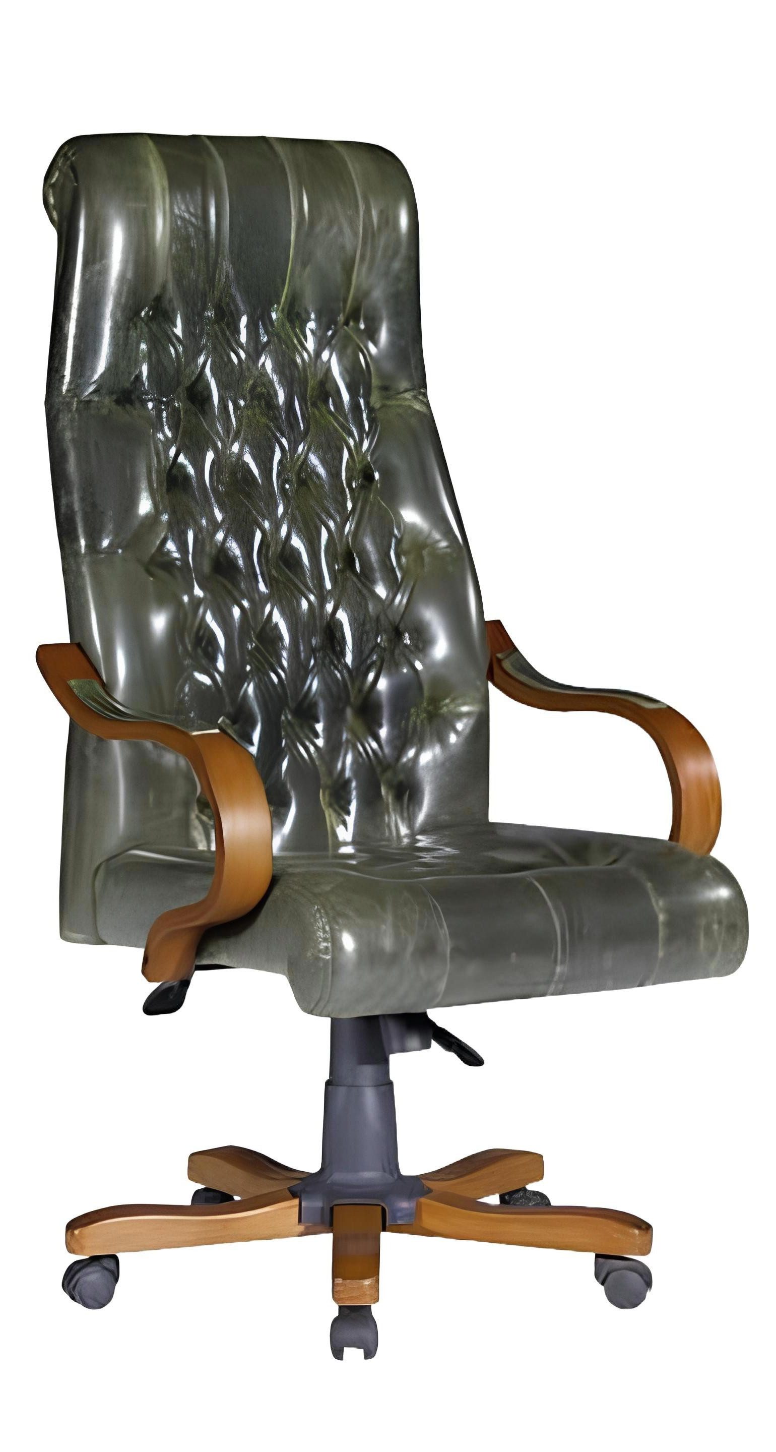 JVmoebel Chefsessel Chesterfield Bürostuhl aus Kunstleder mit drehbarer Funktion, Made in Europa