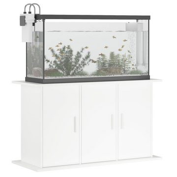 vidaXL Aquariumunterschrank Aquariumständer Weiß 101x41x58 cm Holzwerkstoff Aquarium Unterstand