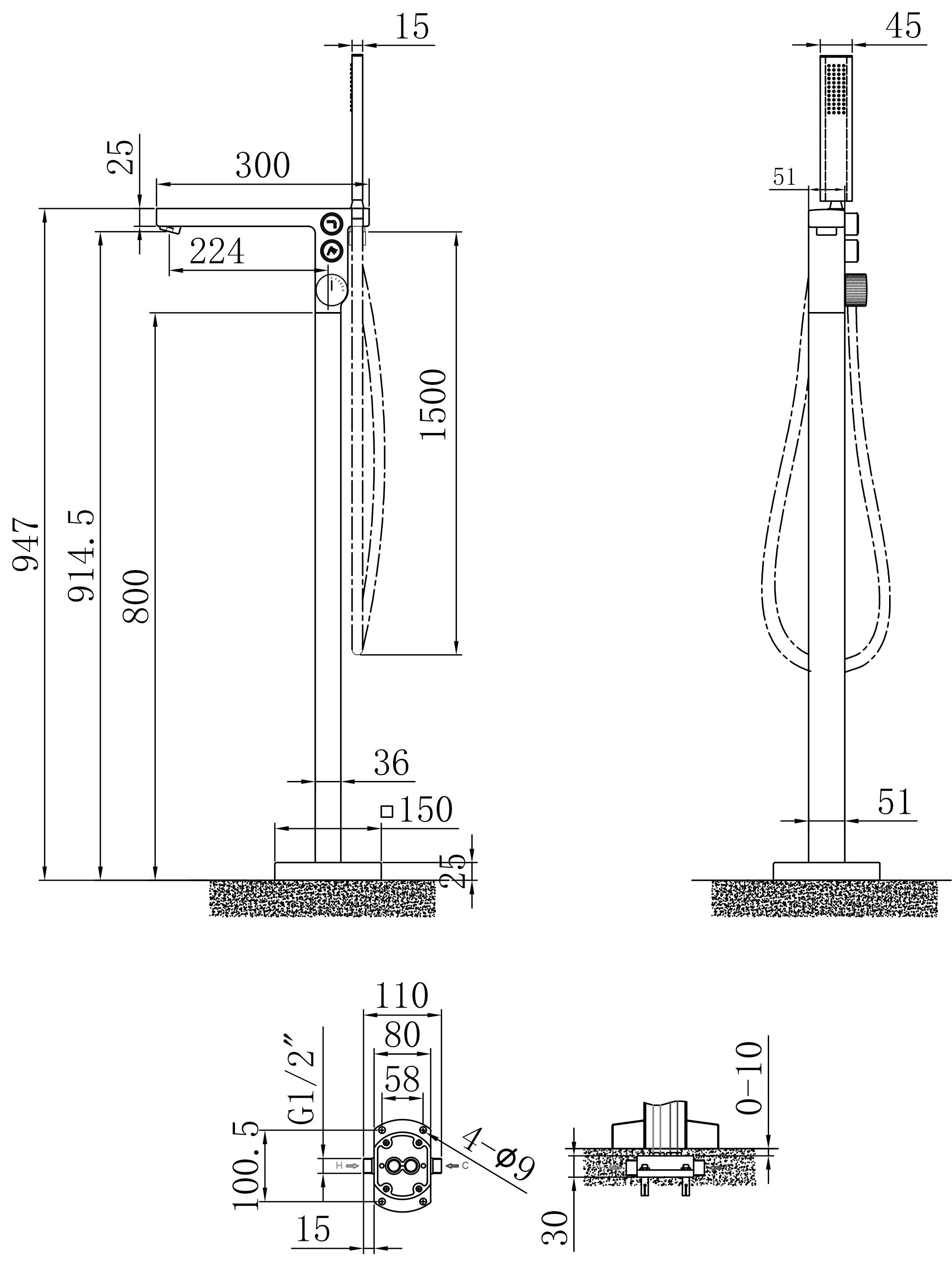 Bernstein Wannenarmatur NT7562 (Standarmatur) Farbe wählbar günstig online kaufen