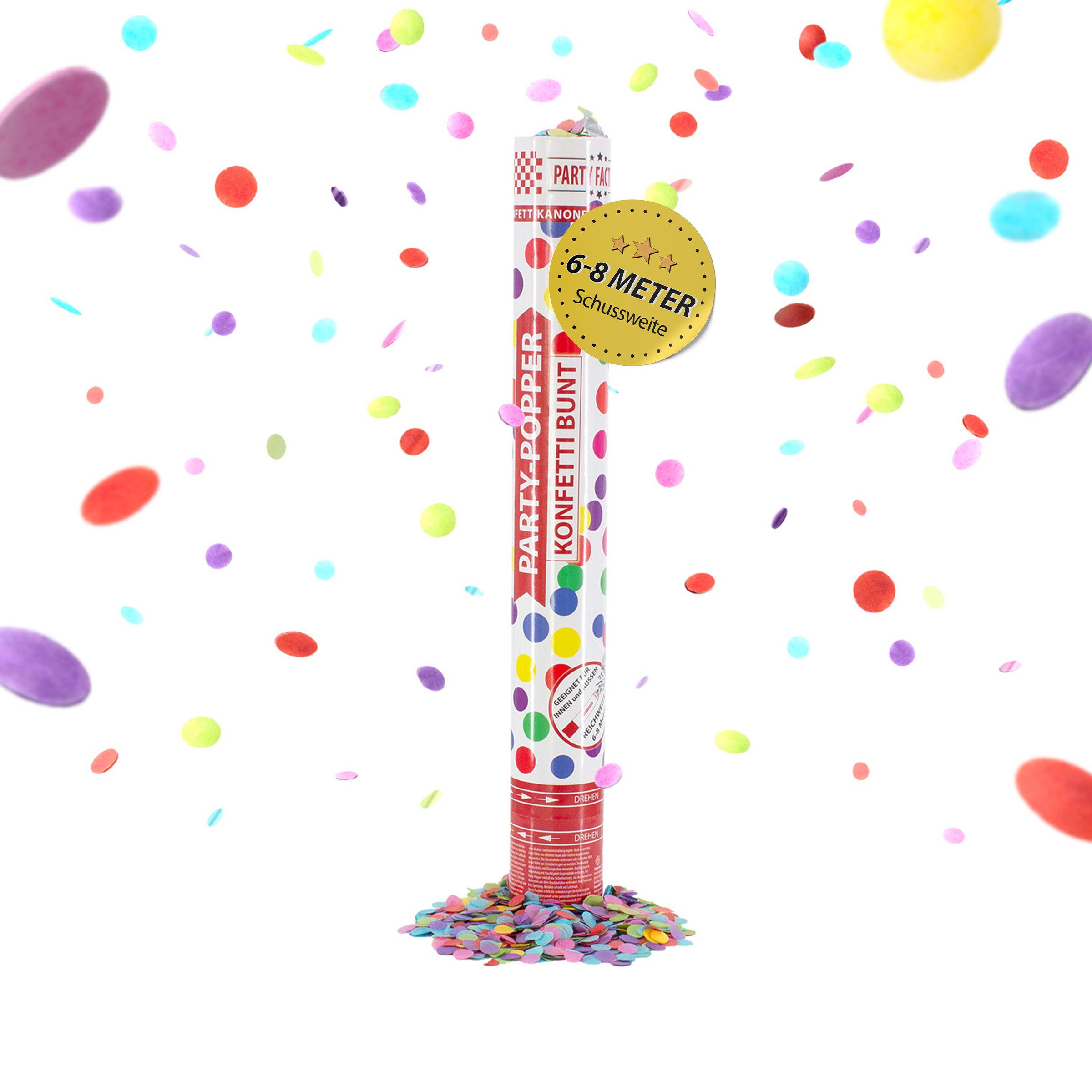 Party Factory Konfetti Party Popper 40 cm Farbregen