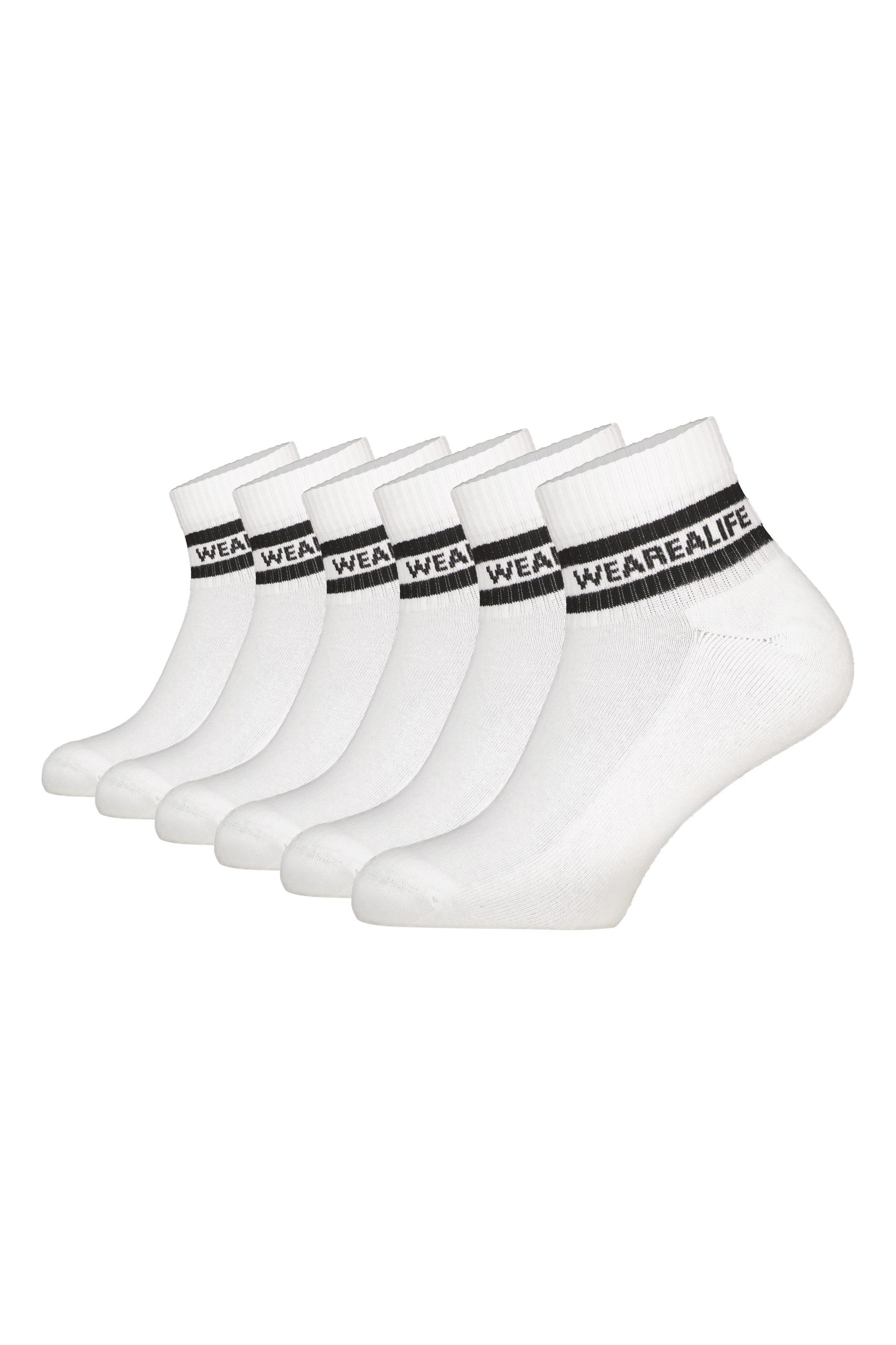 Alife & Kickin Sneakersocken Herren 6 PACK - EnnyAK Sneakersocken, Socken (Spar-Set) Sneakersocken knöchelhoch mit Streifen, aus Baumwolle mit weichem Bund