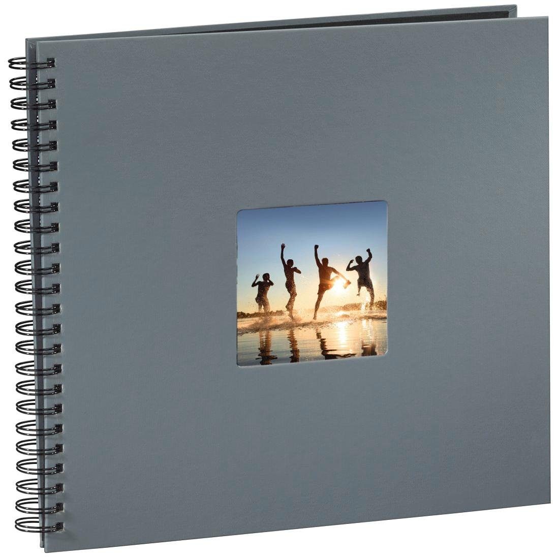 Hama Fotoalbum cm, Photoalbum, Art, Grau Fine Seiten, 50 36 32 x