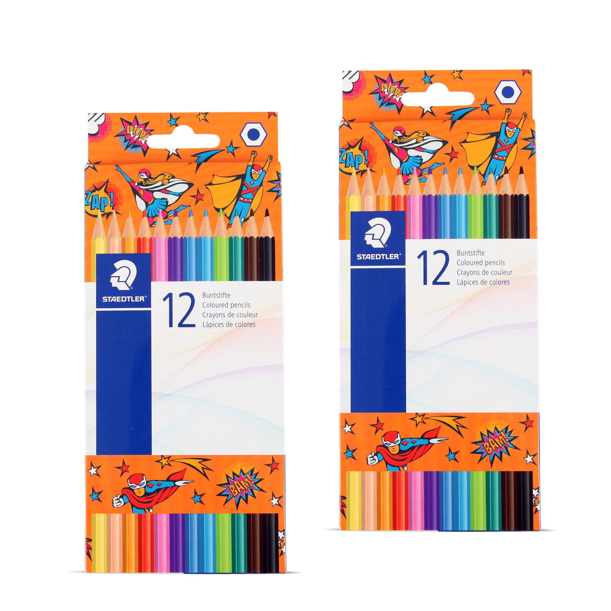 STAEDTLER Buntstift 175COC12, (2 x 12er Set, 24-tlg), Farbstifte aus Holz Set - Vorgespitzte Holzstifte zum Malen, Zeichnen