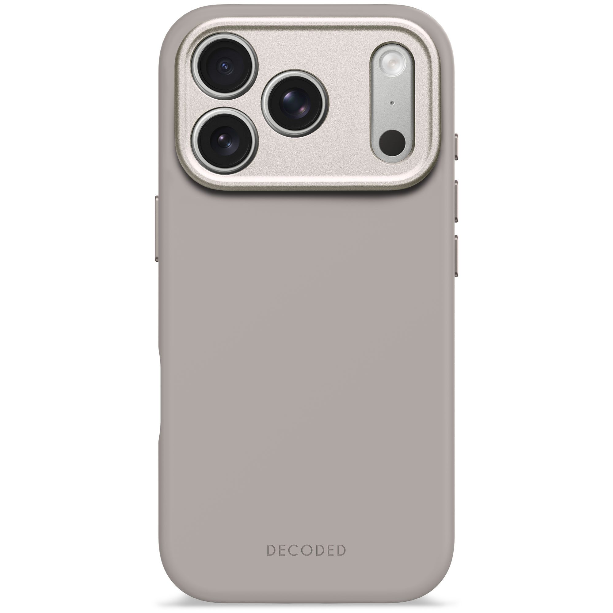 DECODED Backcover Decoded Silikon-Case MagSafe Apple iPhone 17 Pro - Soft Taupe