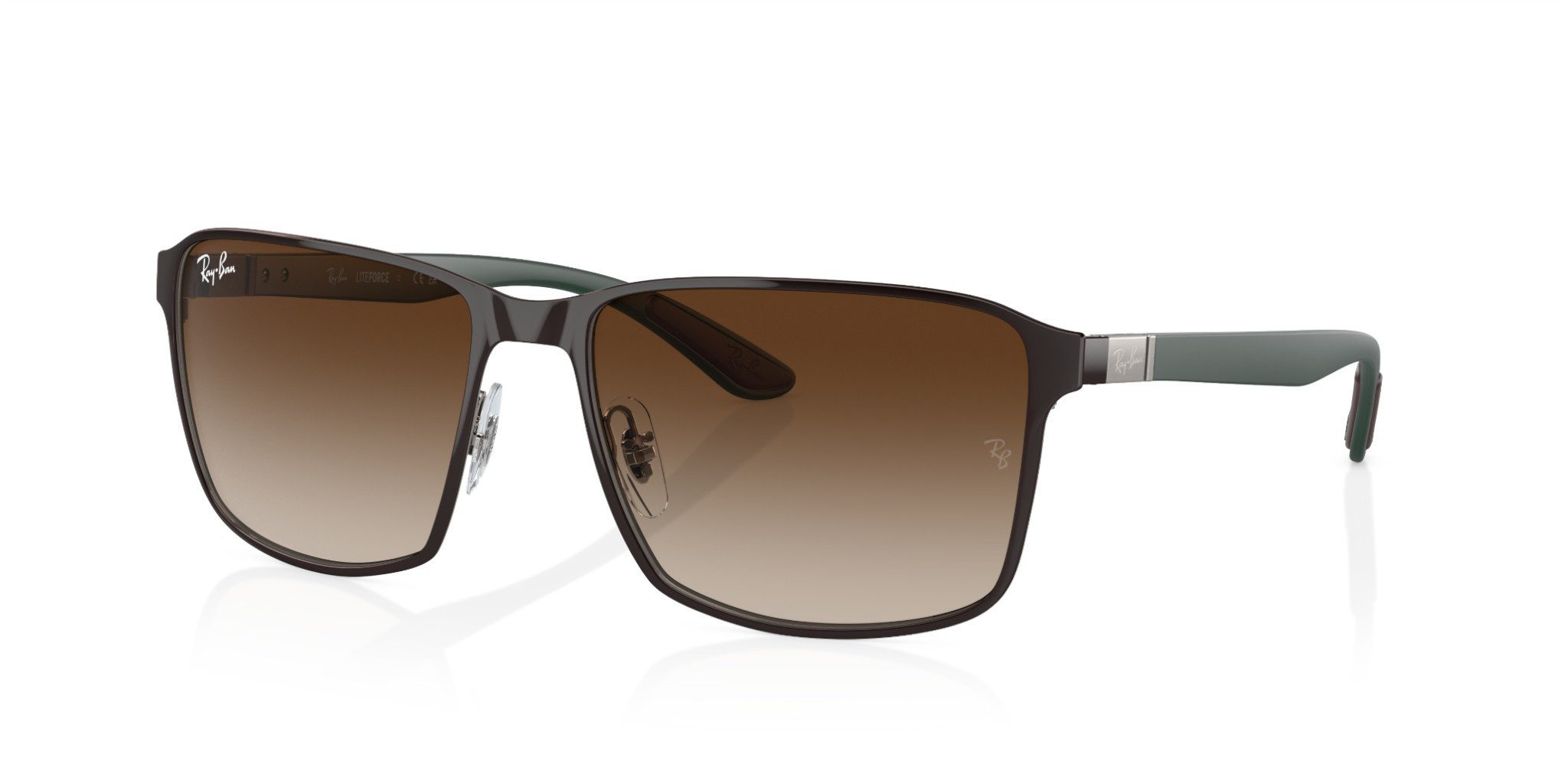 Ray-Ban Sonnenbrille RB3721 188/13 (Glasfarbe: braun) braun/gunmetal - 1 Brille