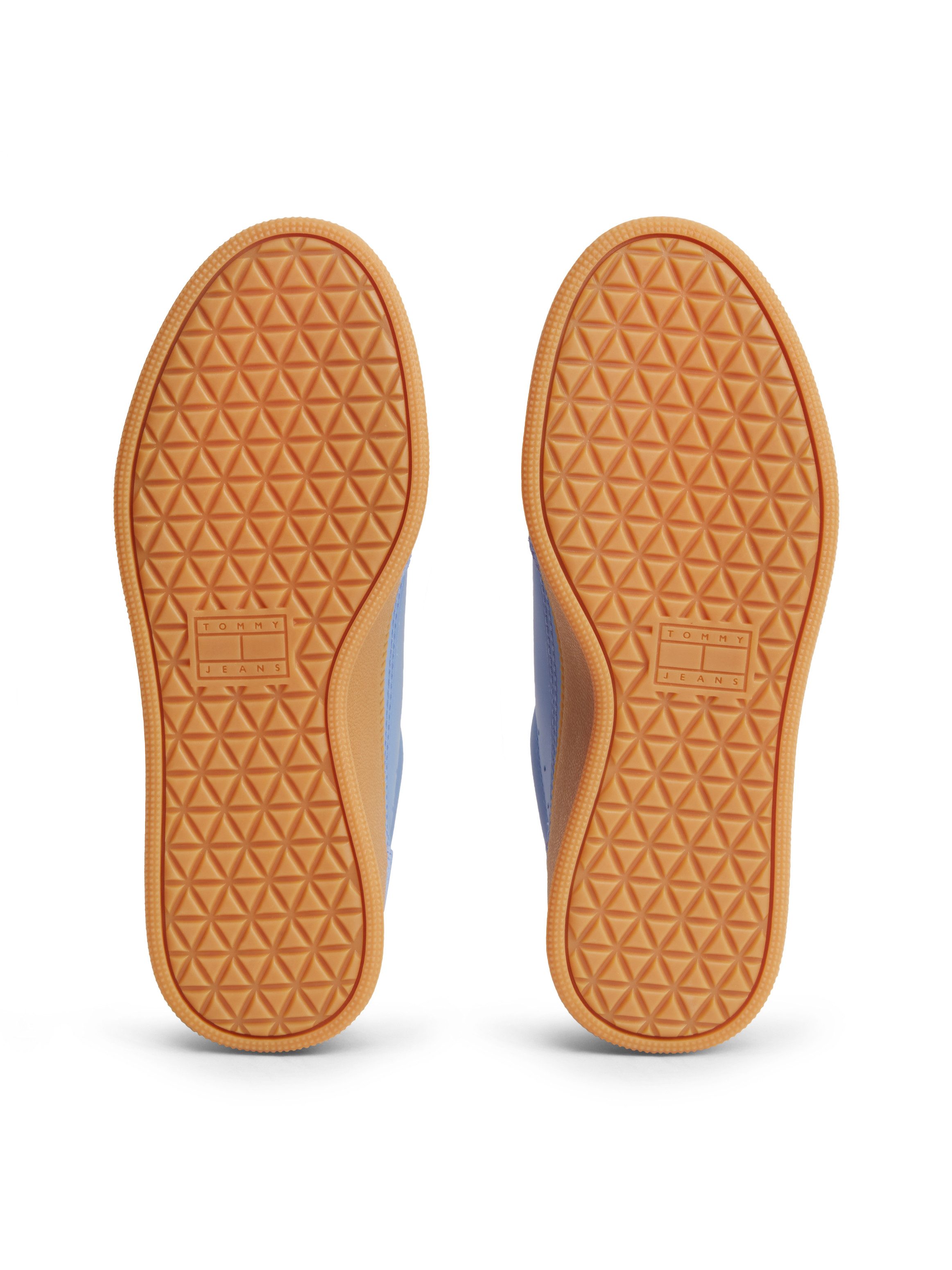 Tommy Jeans THE GREENWICH EDGE MAX Plateausneaker Freizeitschuh, Schnürschuh im Retro-Look mit Perforationen