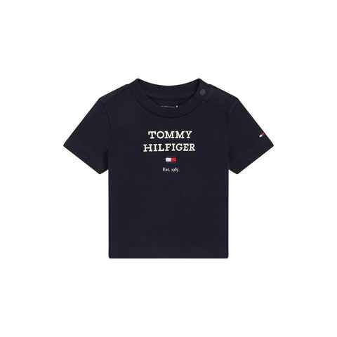 Tommy Hilfiger T-Shirt BABY TH LOGO TEE S/S mit großem Logo