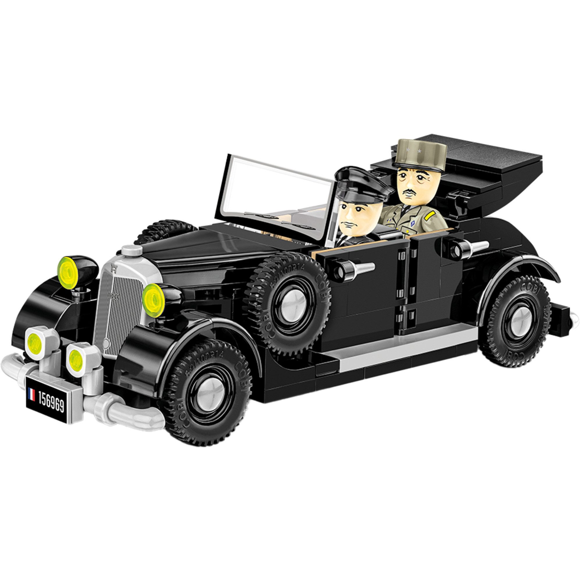 COBI Horch 830BL De Gaulle, Konstruktionsspielzeug Spielbausteine