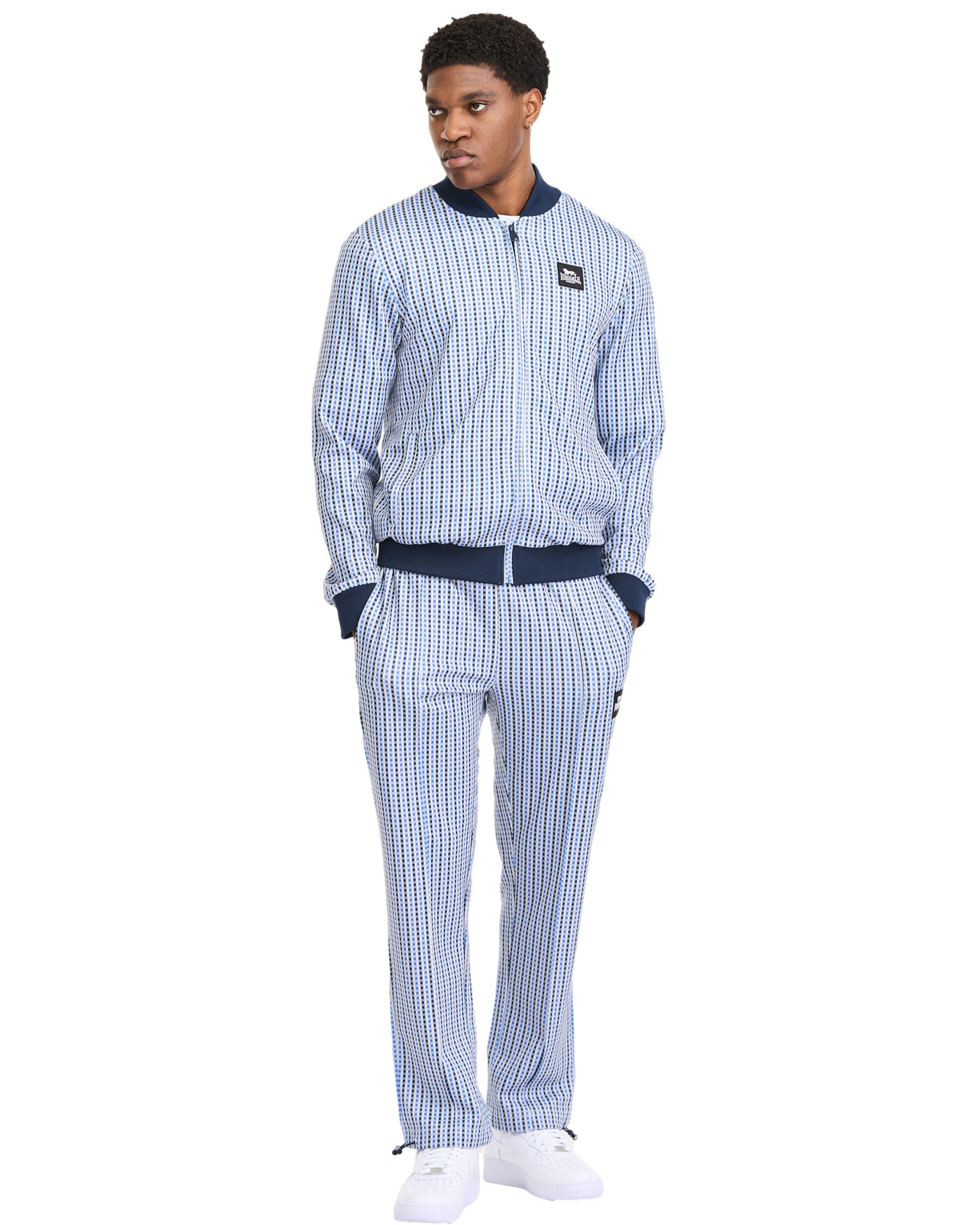 Lonsdale Jogginganzug Lonsdale Slimfit Trainingsanzug Garvary, Karriert