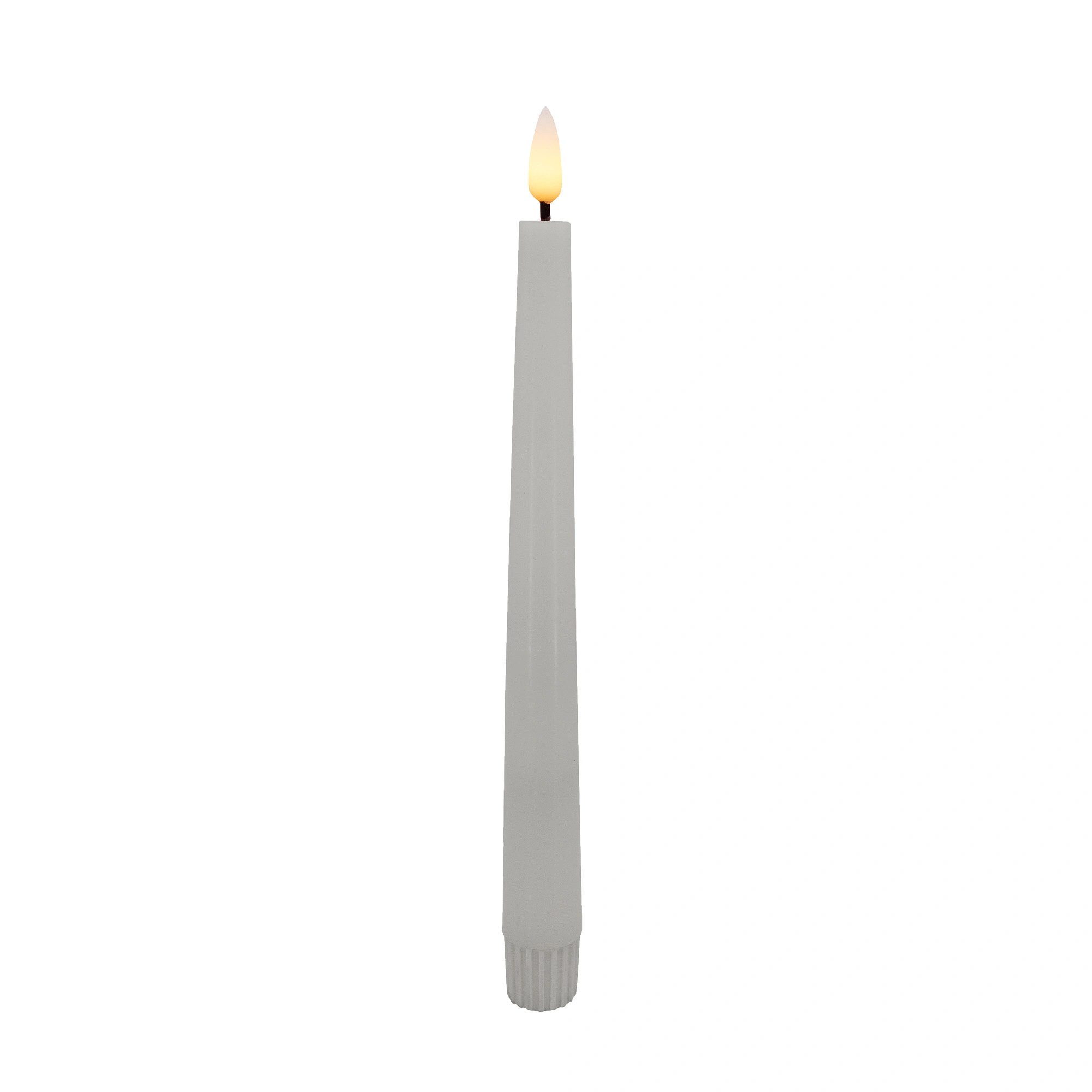 LED-Kerze Candela Lights Echtwachs fernbedienbar 2er Set 2,2x17,5 cm