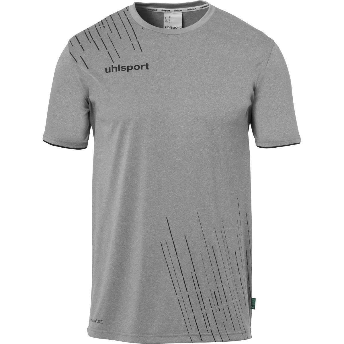 uhlsport Trainingsshirt uhlsport (2-tlg) grau SCORE Trikot-Set dark melange/schwarz 26 atmungsaktiv