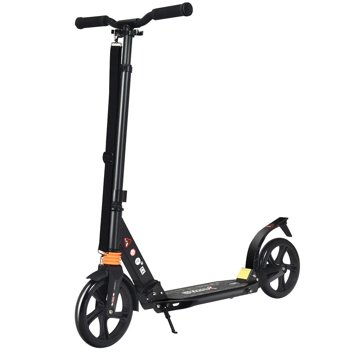 COSTWAY Cityroller Kickscooter, ABEC-7, höhenverstellbar, bis 100kg
