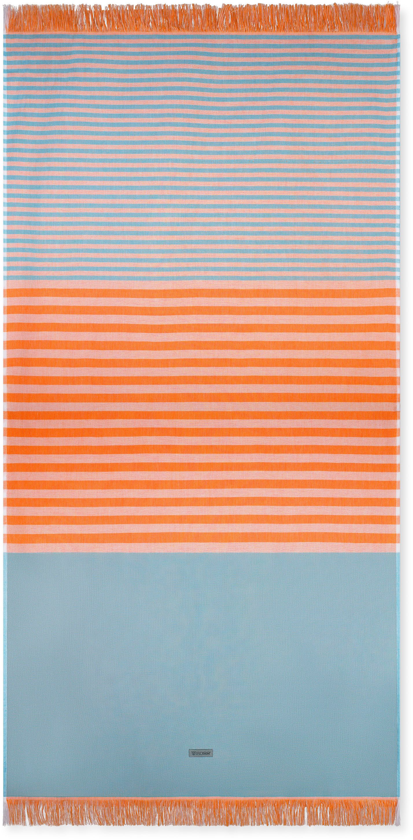 ROSS Hamamtuch Hamamtuch Steifen, Frottier (Packung, 1-St), aus feinster Baumwolle