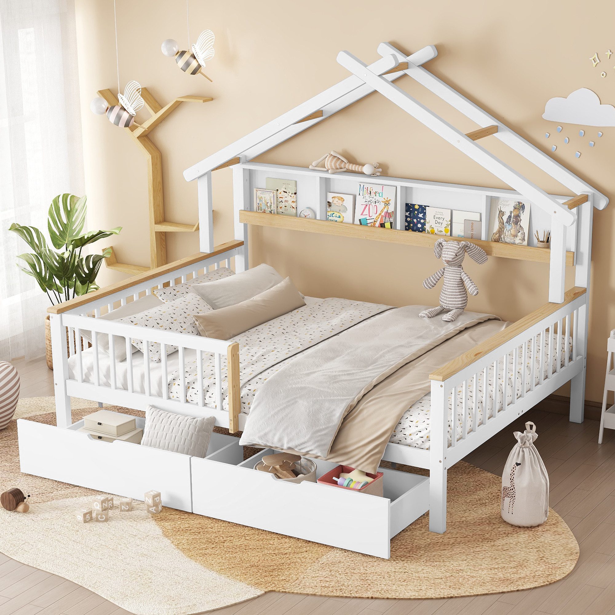 Kinderbett Mit Schubladen
