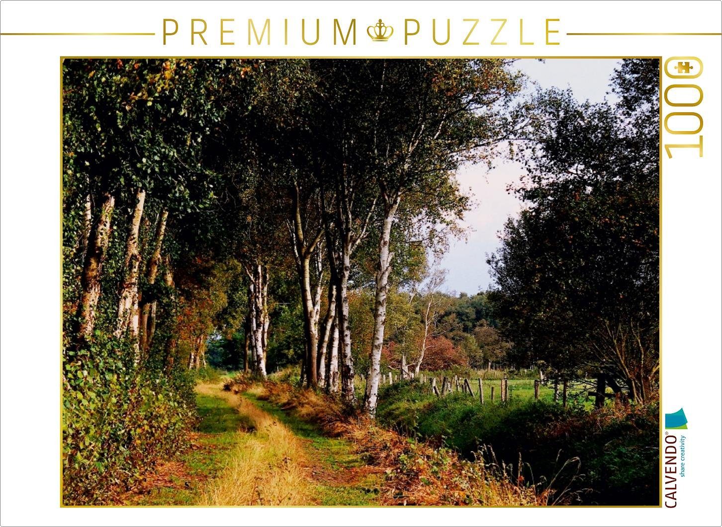 Puzzle CALVENDO Puzzle Das Randmoor in Pennigbüttel im Teufelsmoor 1000 Teile Lege-Größe 64 x 48 cm Foto-Puzzle Bild von Fotokunst Ulrike Adam