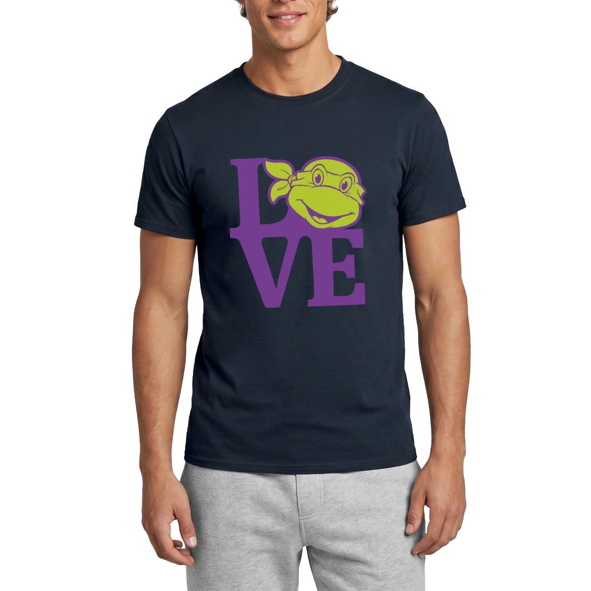 T-Shirt Teenage Mutant Ninja Turtles Love Männer T-Shirt