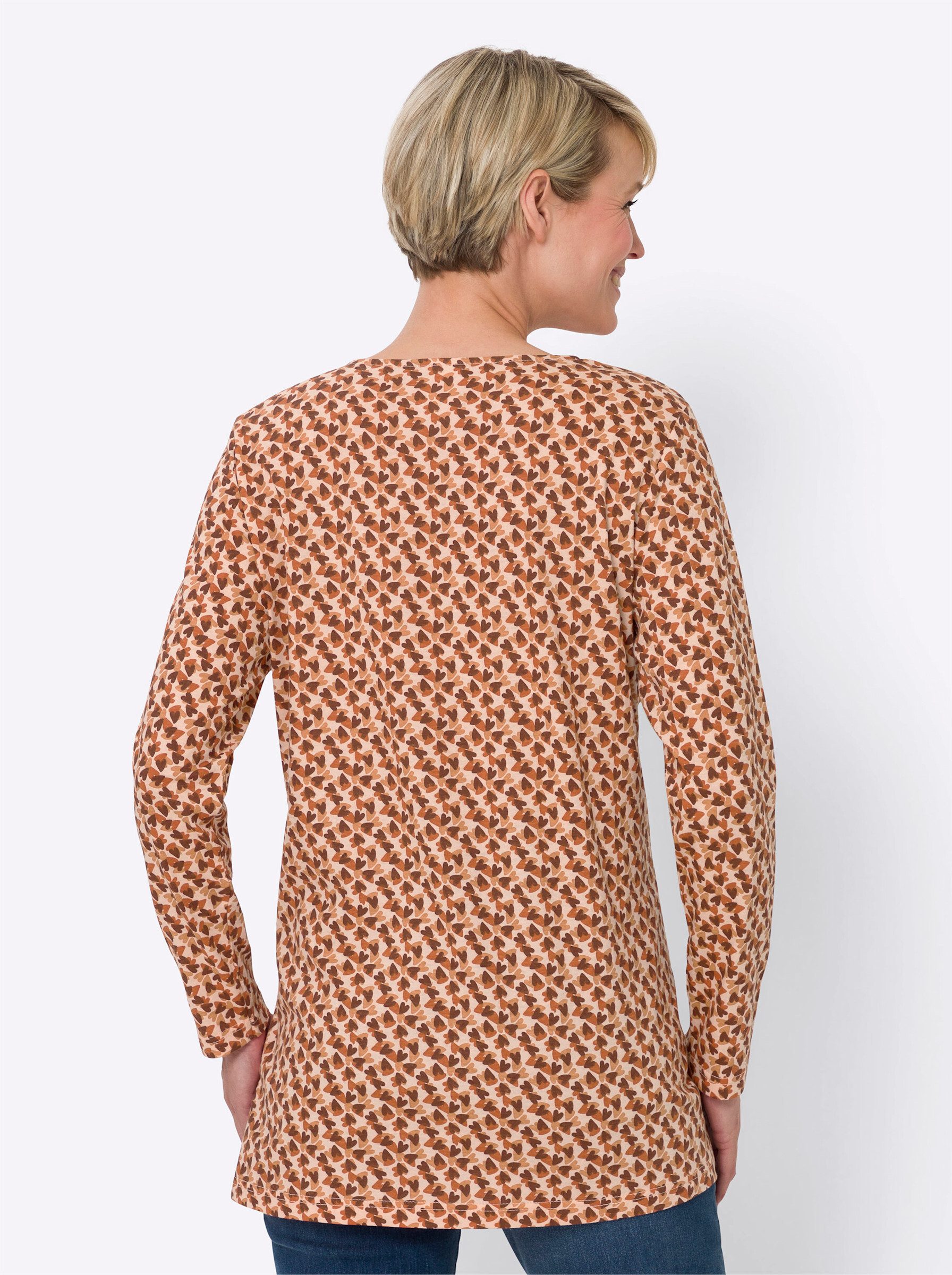 Sieh an! T-Shirt Longshirt Langarm