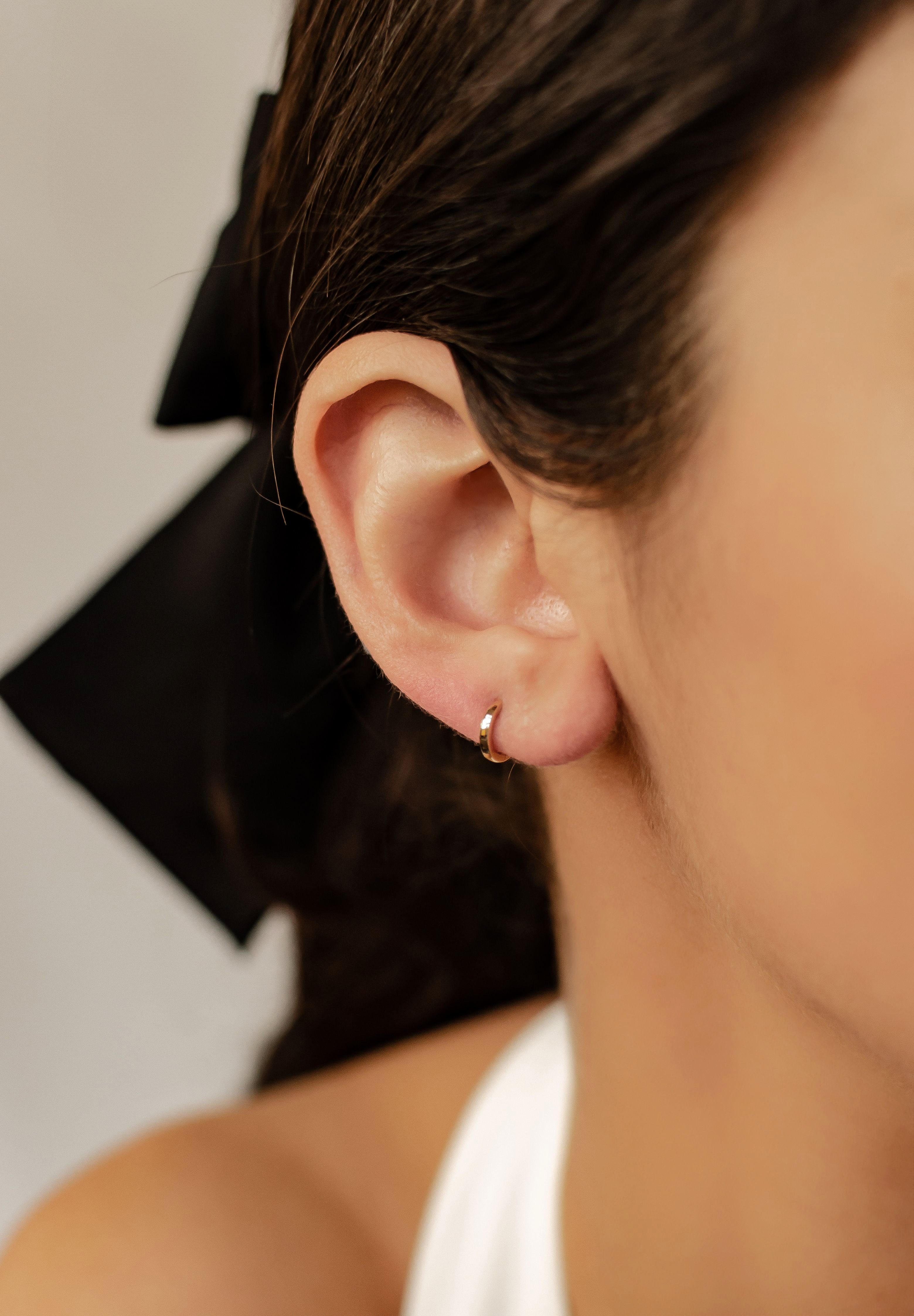 Dear Me Paar Creolen Ohrringe Gold 585 Damen Klein Mittel Groß, Gelbgold We günstig online kaufen