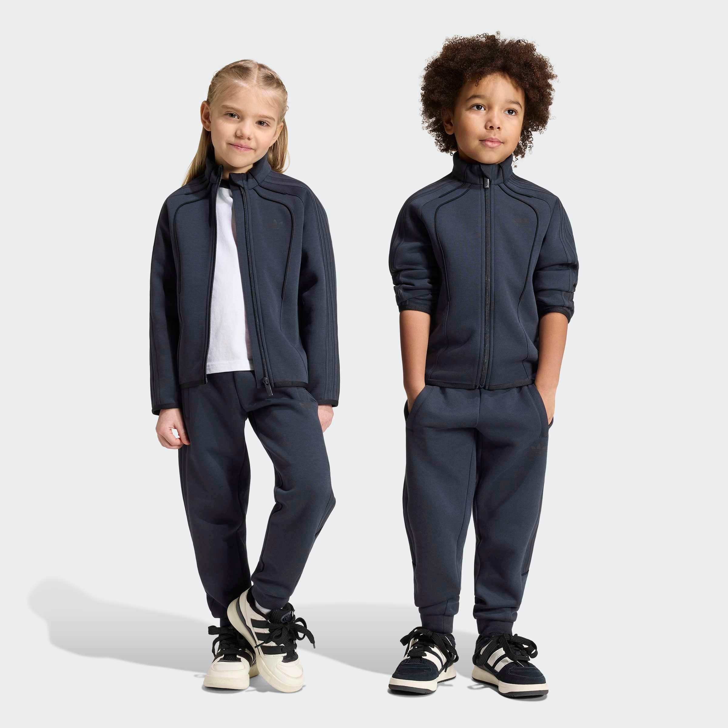 adidas Originals Trainingsanzug TS (2-tlg), für Kinder, sportlicher Stil, zweiteiliges Set, aus Baumwolle