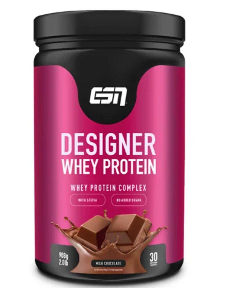 ESN ESN Designer Whey 908g Dose Whey Protein Pulver Pulver, 1 er Packung à 908 g, Protein, Geschmack