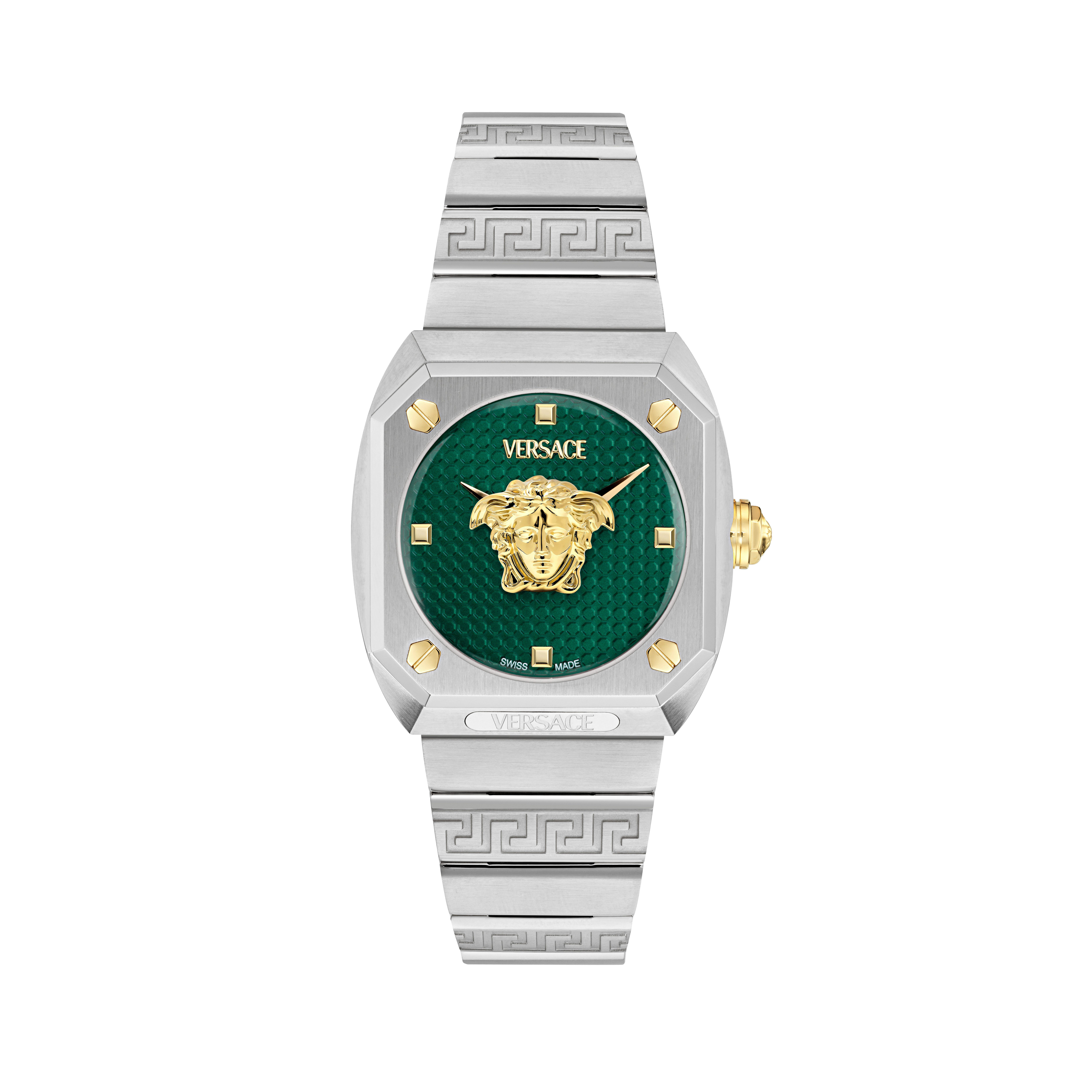 Versace Quarzuhr MEDUSA ANTARES VE0R00425, Armbanduhr, Damenuhr, Swiss Made, Edelstahlarmband, analog