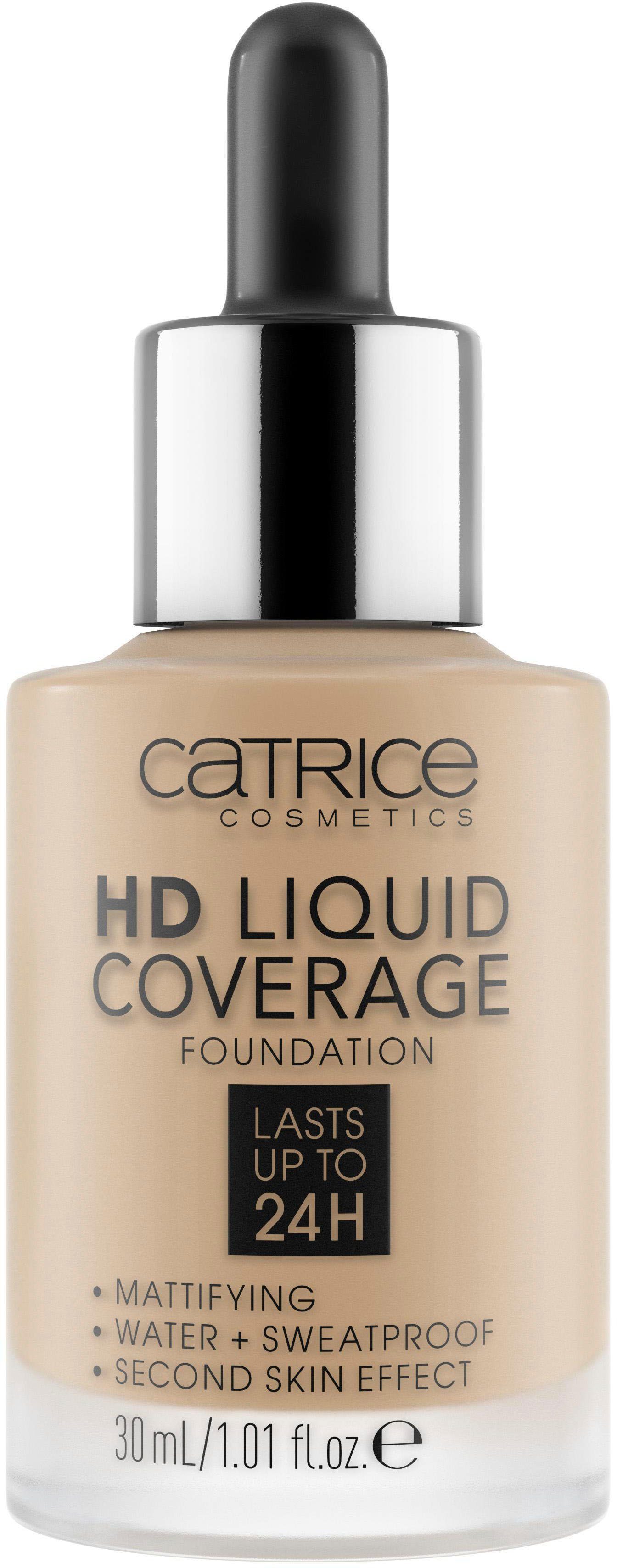 Catrice Foundation HD LIQUID COVERAGE FOUNDATION, mit leichter Textur