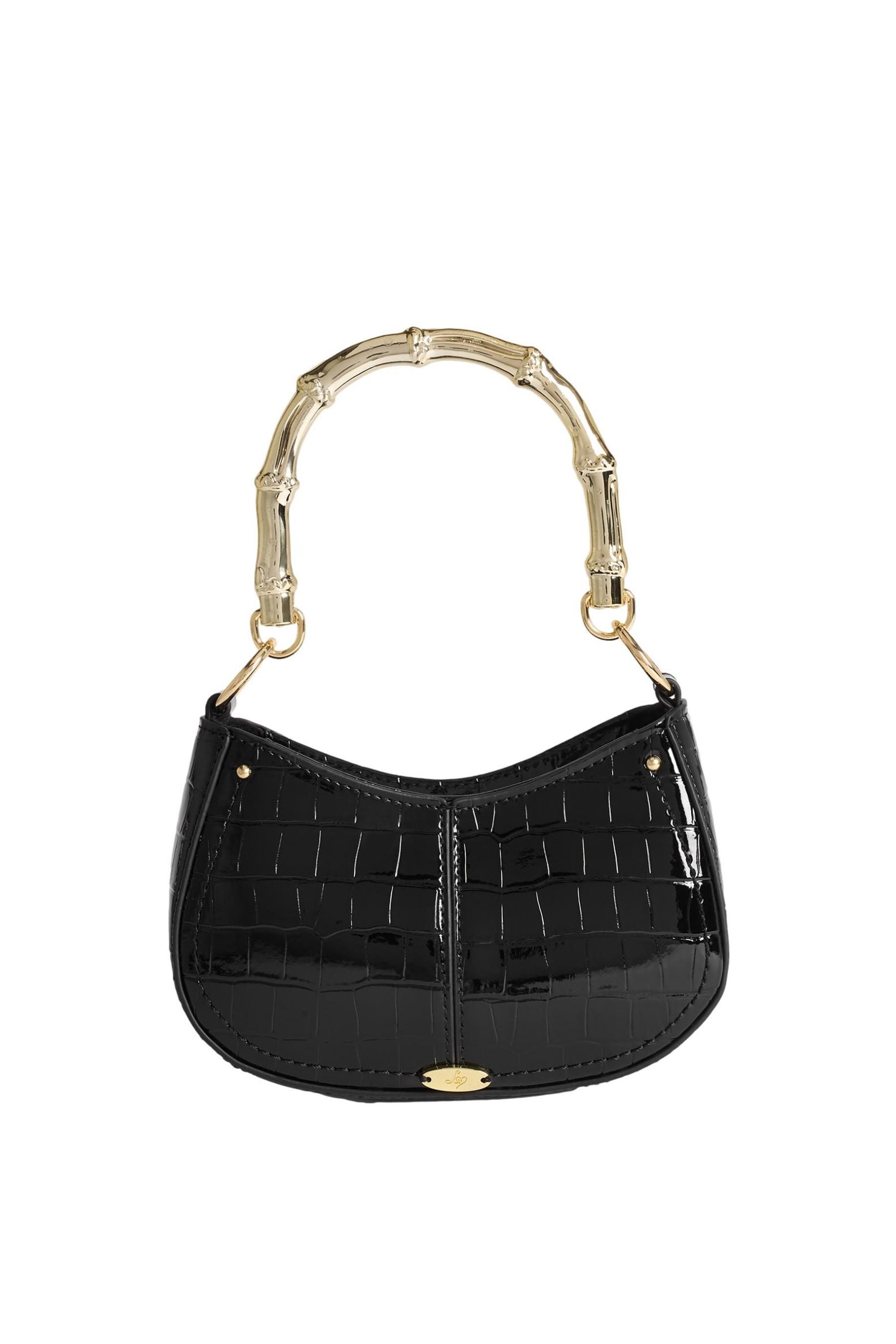 LIPSY Clutch Lipsy Mini-Tasche mit Griff in Bambusoptik oben (1-tlg) günstig online kaufen