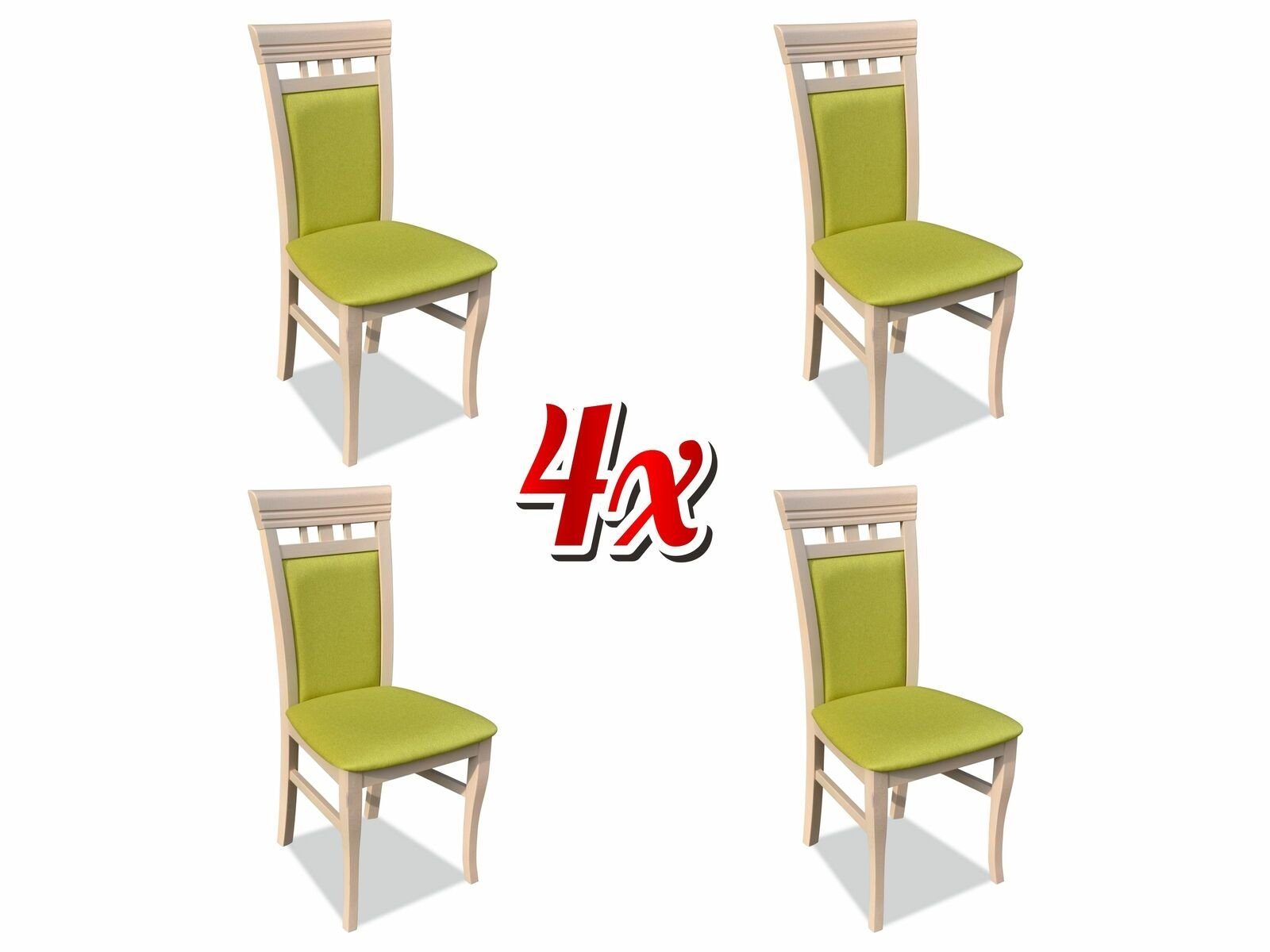 JVmoebel Stuhl, Garnitur Sessel Neu Polster 4x Design Stühle Stuhl