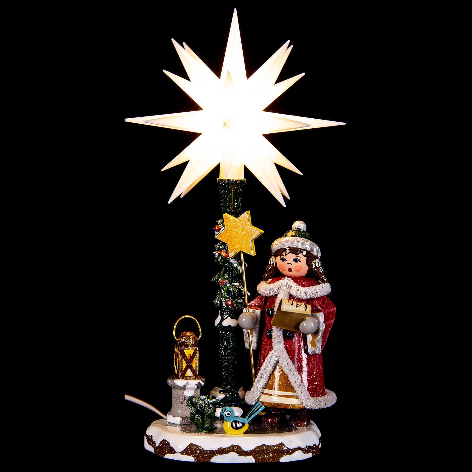 Hubrig Volkskunst GmbH Dekofigur Winterkinder Herrnhuter Sternsinger (15cm) von Hubrig Volkskunst