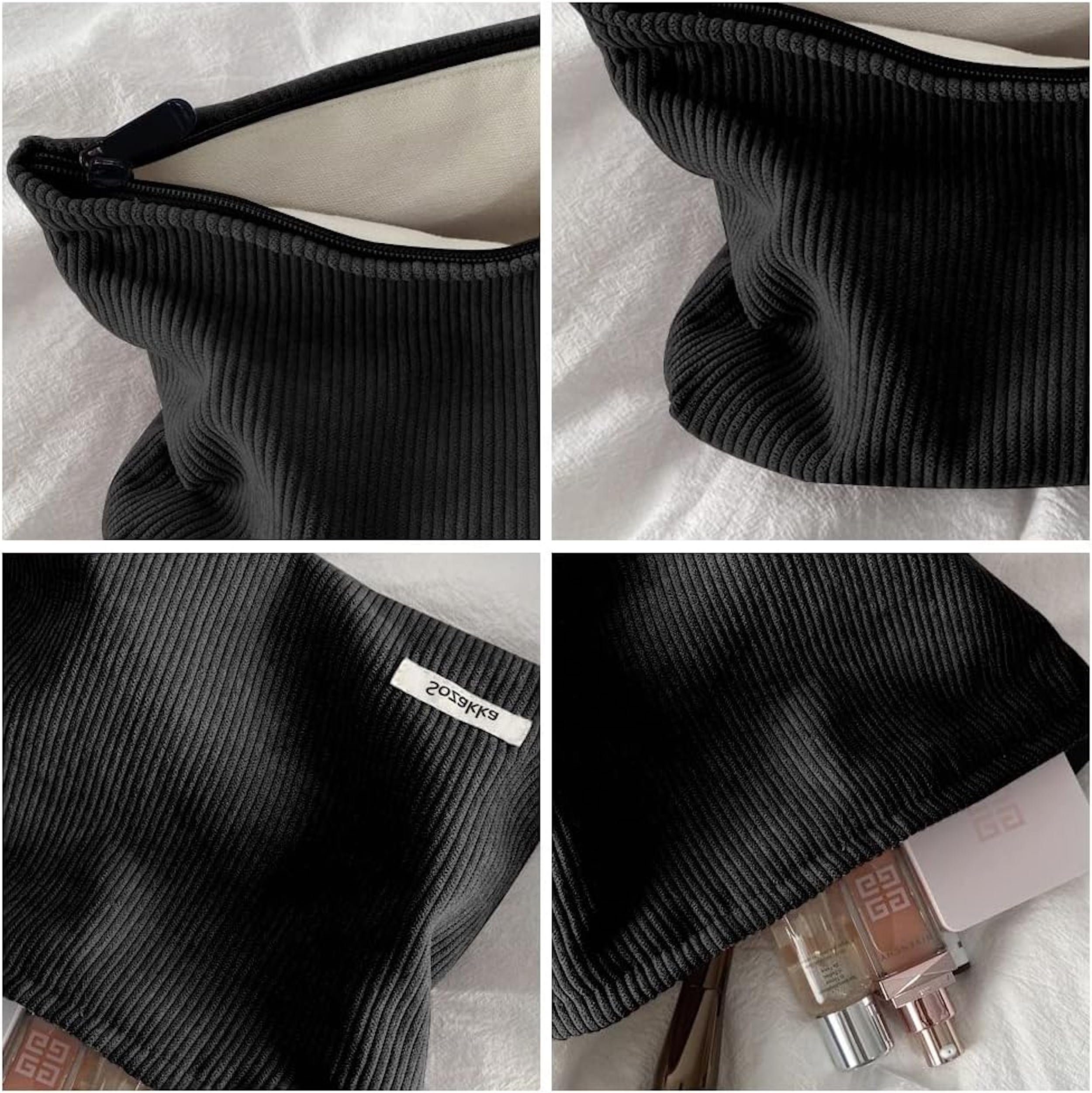 Malantis Kosmetiktasche Malantis Kosmetiktasche aus Cord – Etui & Reise-Organizer (Kulturbeutel aus umweltbewussten Kord Material, 1-tlg., Kosmetiktasche, Stifte Etui, Federmäppchen), Reisekosmetiktasche zum Aufbewahren von Make-up, Parfüm, Brille etc.