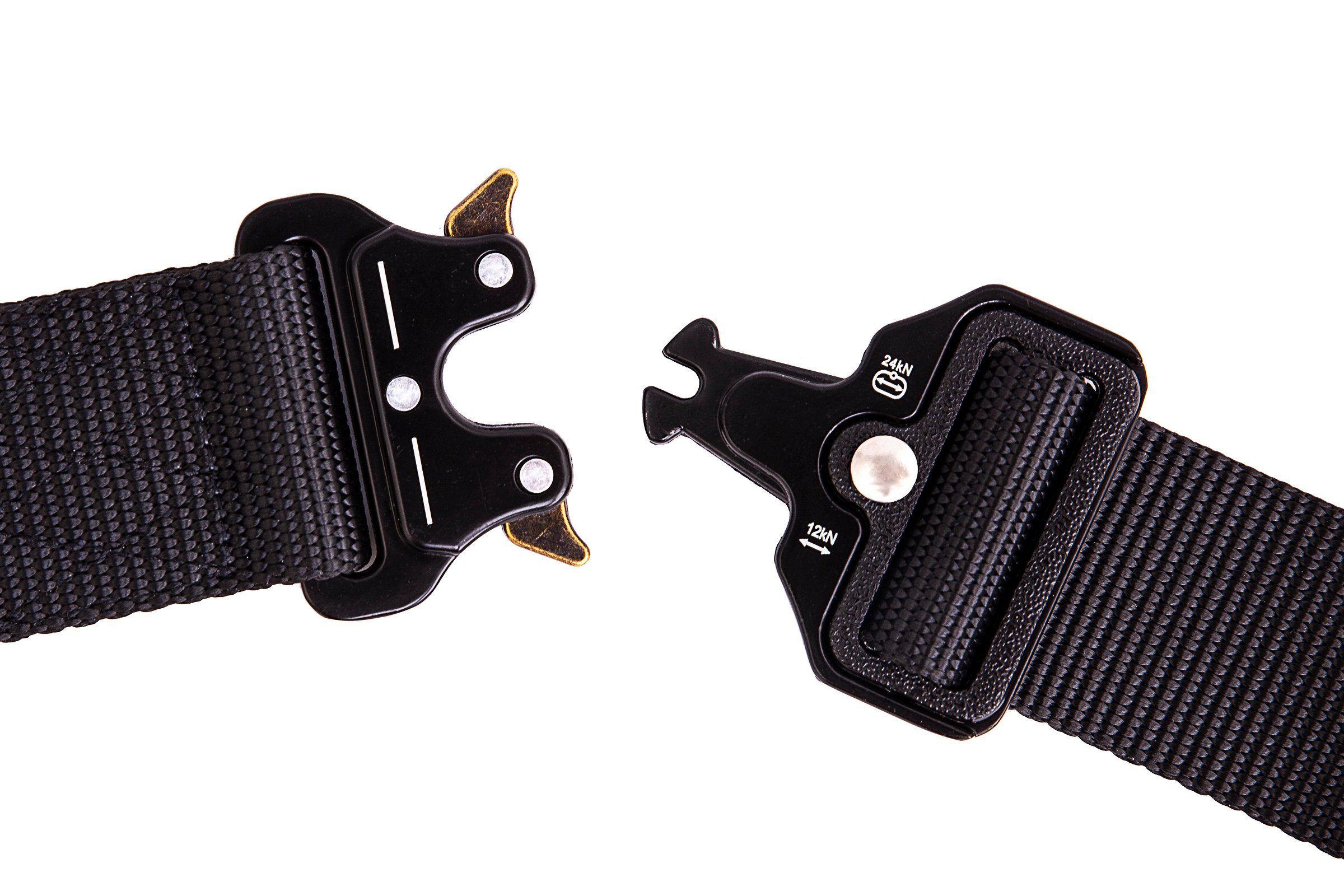 shenky Hüftgürtel Herrengürtel schwarz 150cm Taktischer Gürtel Bundeswehr Ausrüstung (Gürtel Arbeitshose, Arbeitsgürtel Herren) Militärschnalle