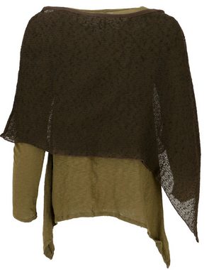 Guru-Shop Langjacke Goa Poncho, Sommerponcho, Festival Poncho, Pixi..