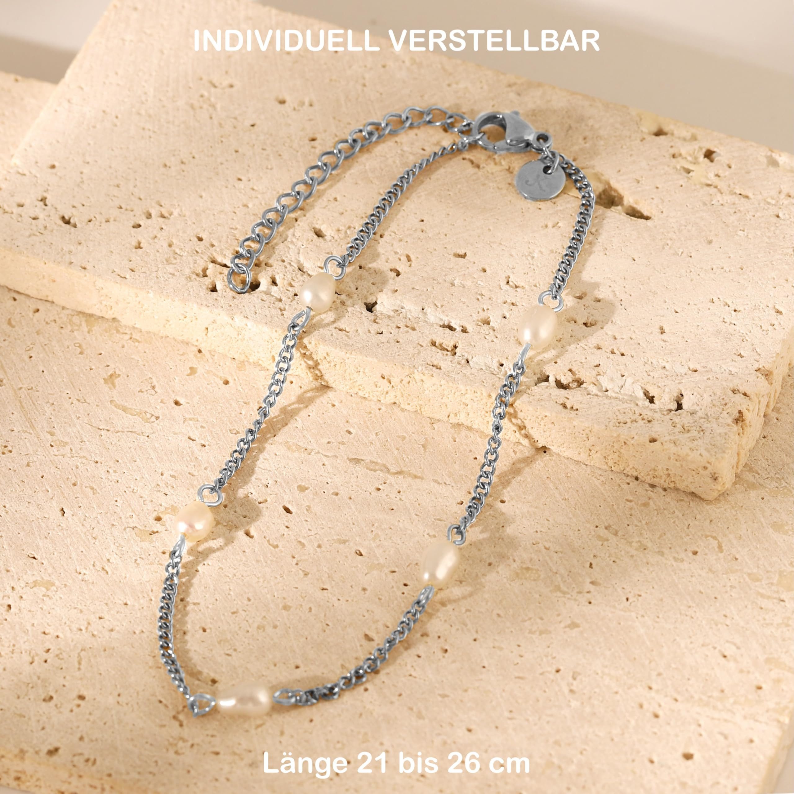 Kim Johanson Fußkette Perle (1-tlg), mit Süßwasserzuchtperle günstig online kaufen