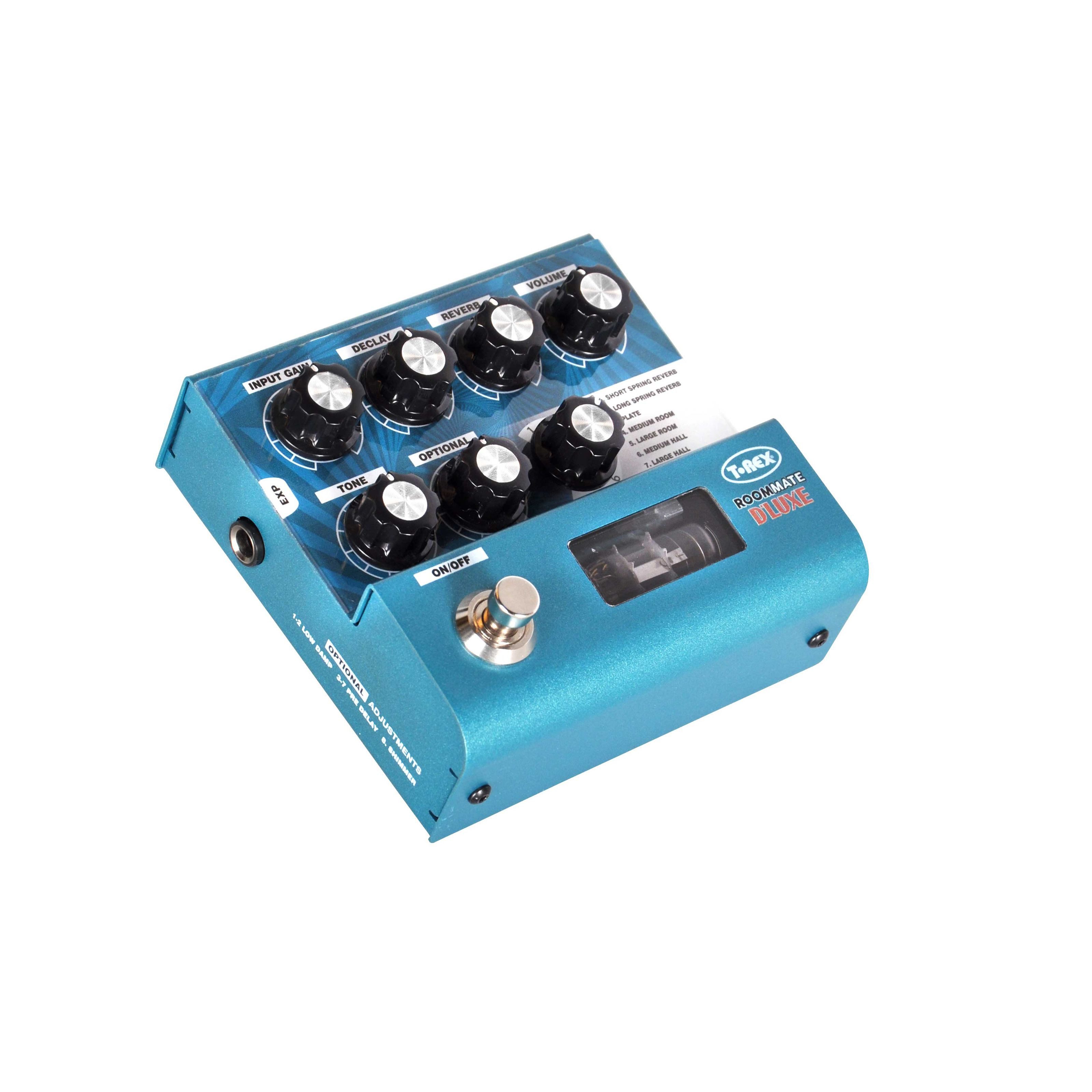 T-Rex Musikinstrumentenpedal, (Effekte, Delays/Echos/Reverb), RoomMate D'Luxe Reverb - Effektgerät für Gitarren