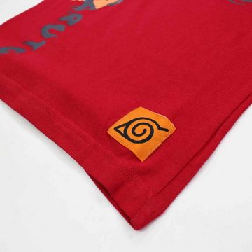 Naruto Print-Shirt Anime Naruto Shippuden Kinder Jungen T-Shirt Kurzarm Shirt Gr. 104 bis 140
