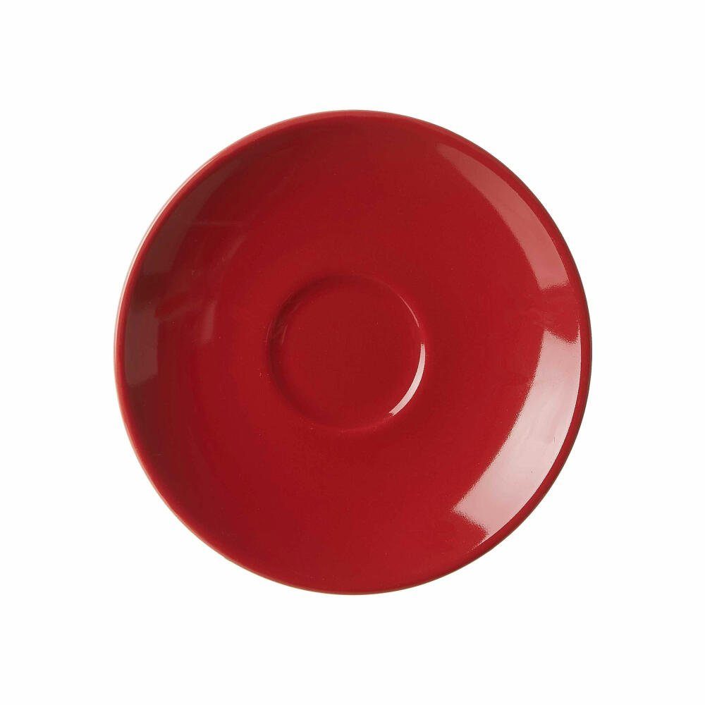 Ritzenhoff & Breker Untertasse Doppio Espresso Untere Rot 12 cm