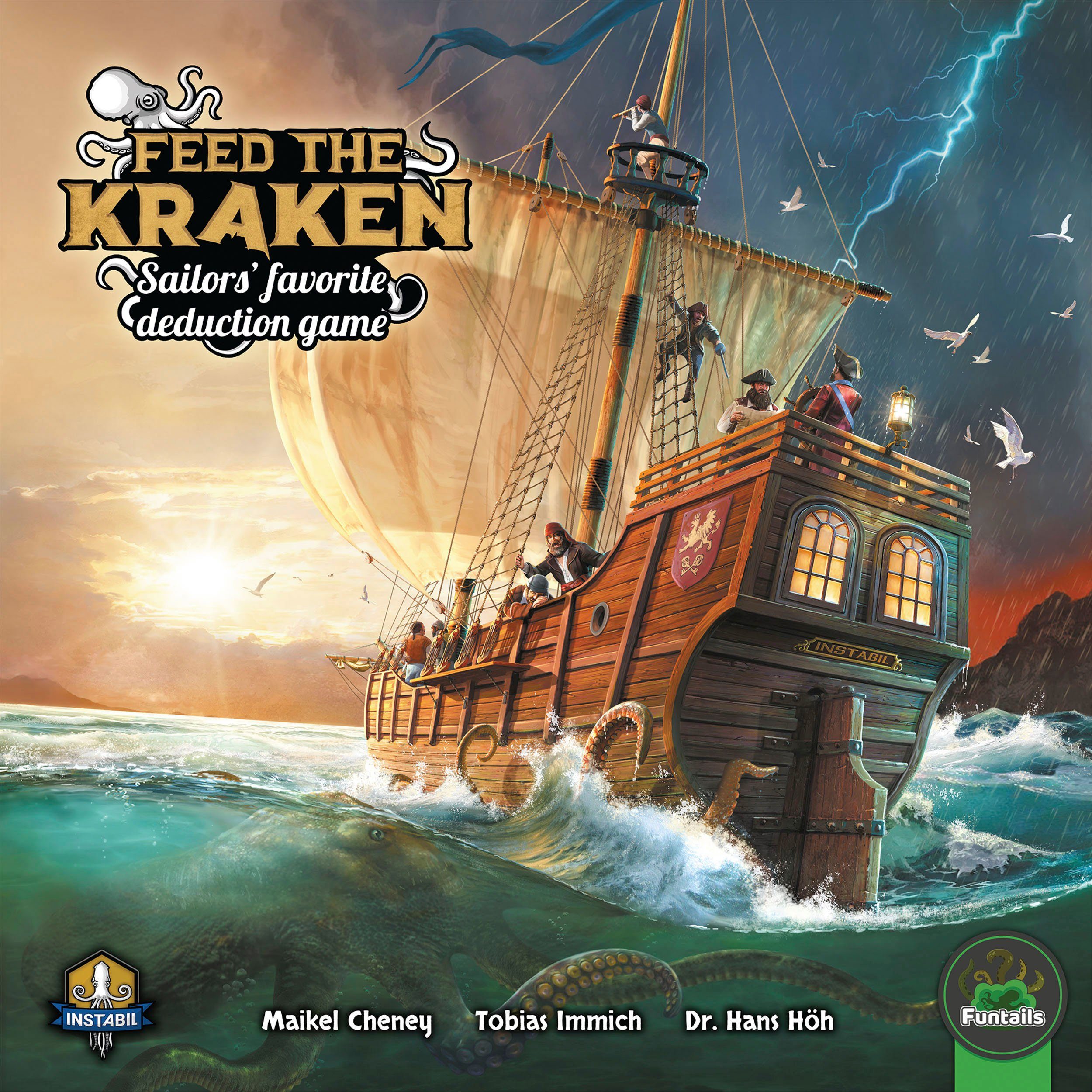 Funtails Spiel, Familienspiel Feed the Kraken - Basisspiel